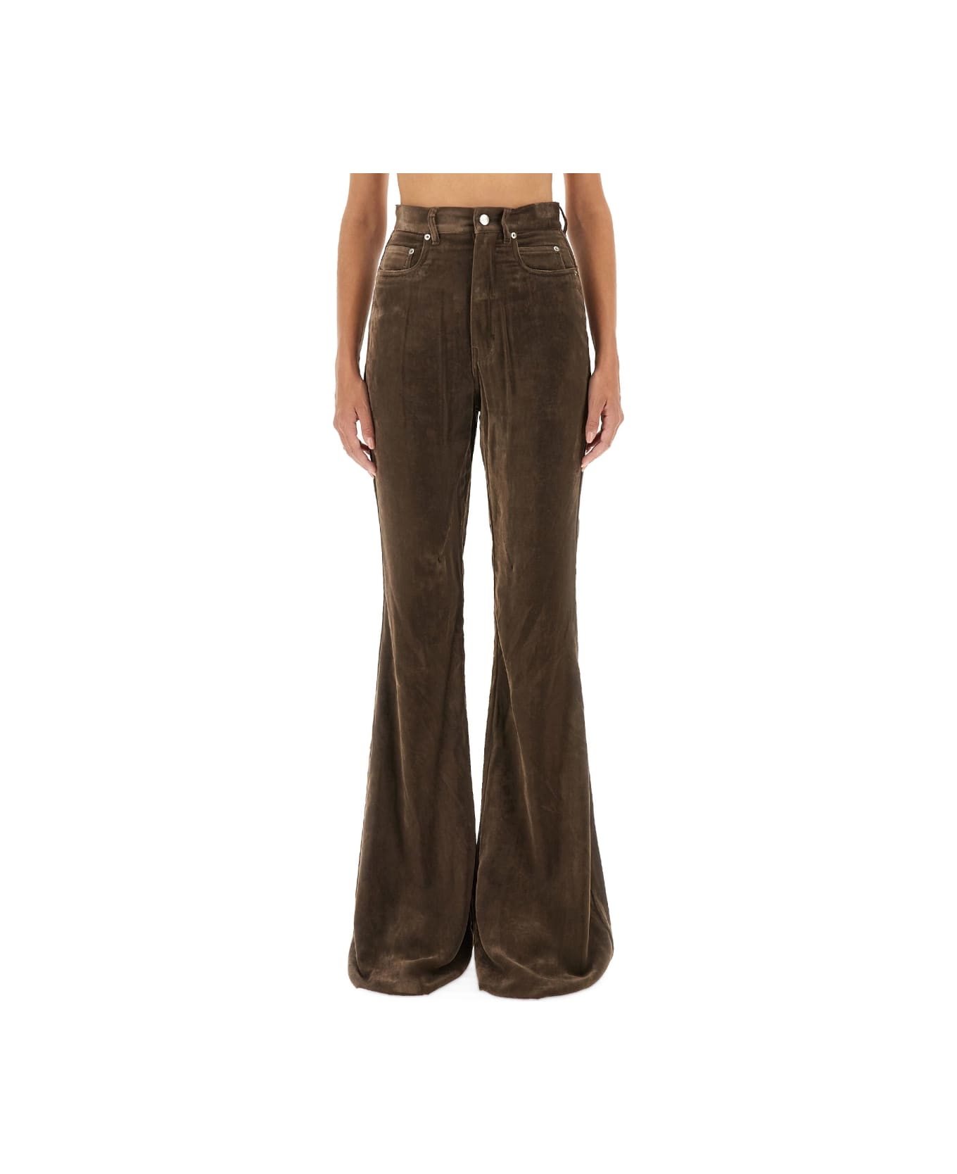 Rick Owens Pants "bolan" - BROWN