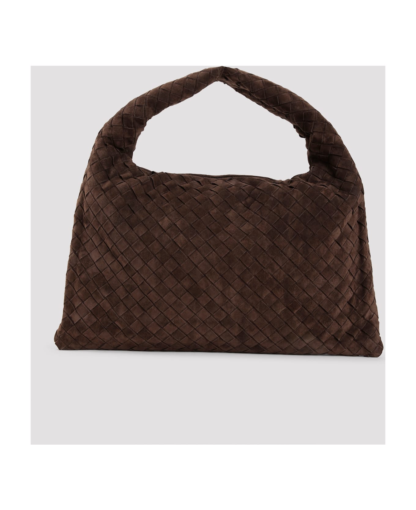 Bottega Veneta Small Hop Hobo Suede Shoulder Bag - Fondant Brass
