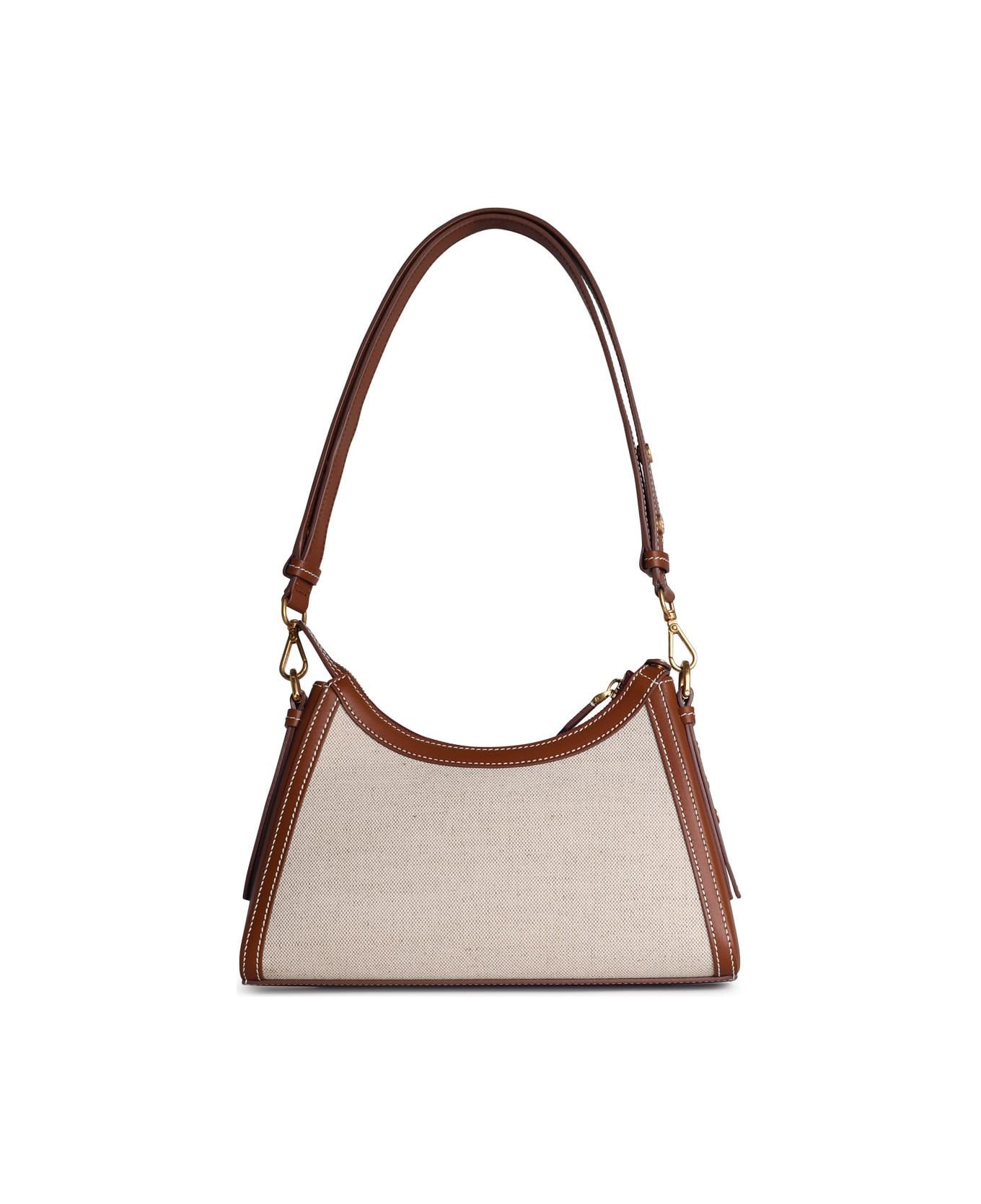 Balmain 
hobo B-buzz
 Cream Cotton Blend Bag - Cream