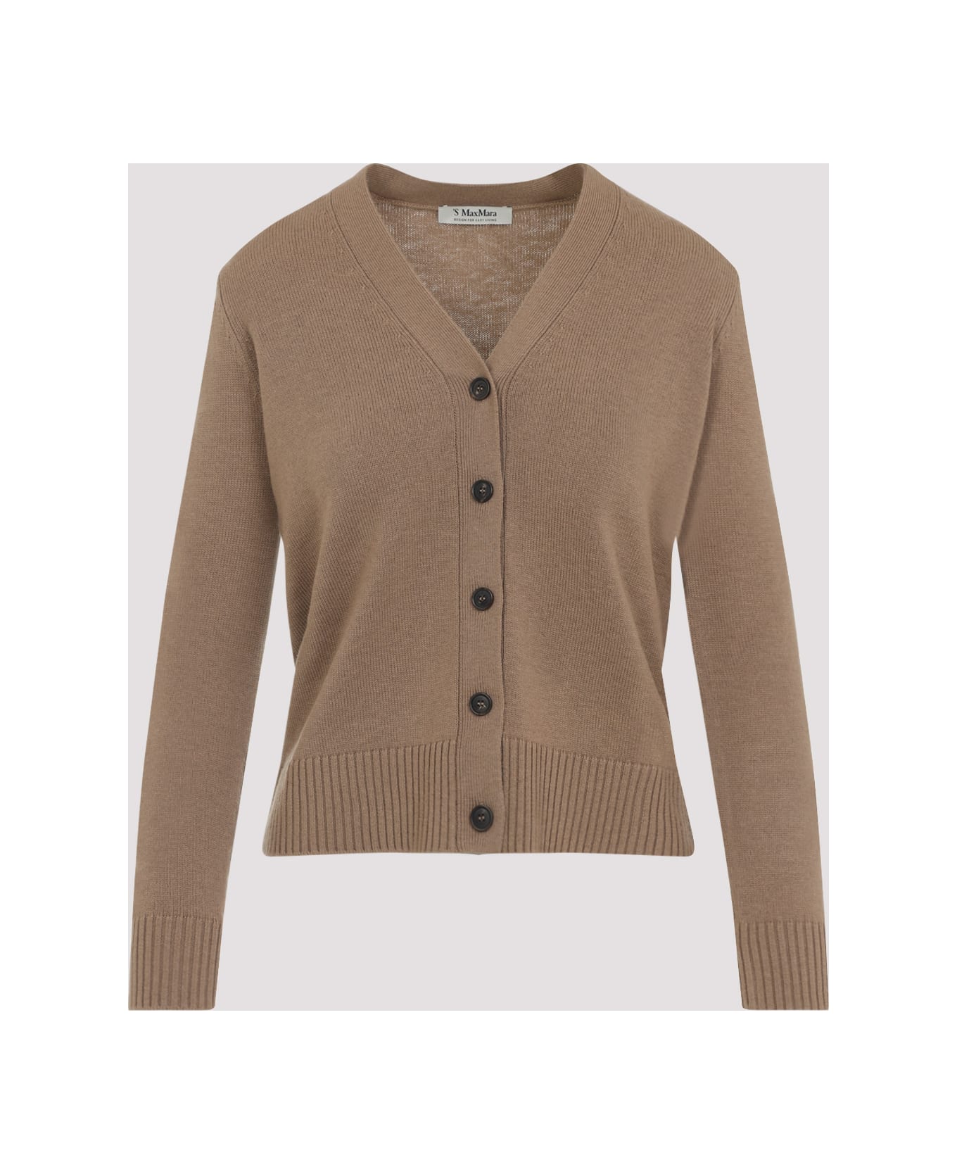 
S Max Mara Apollo Patches Cardigan - Perfect Camel