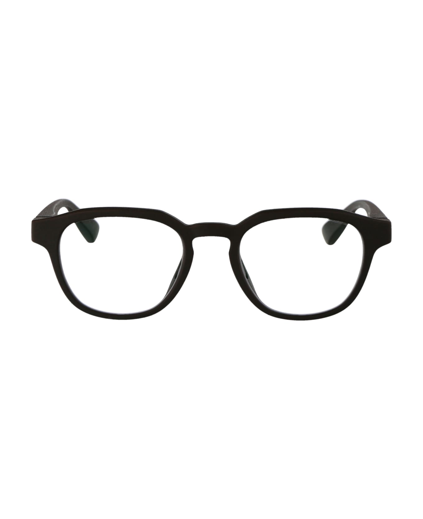 Mykita Bellis Glasses - 355 MD2-Ebony Brown Clear アイウェア