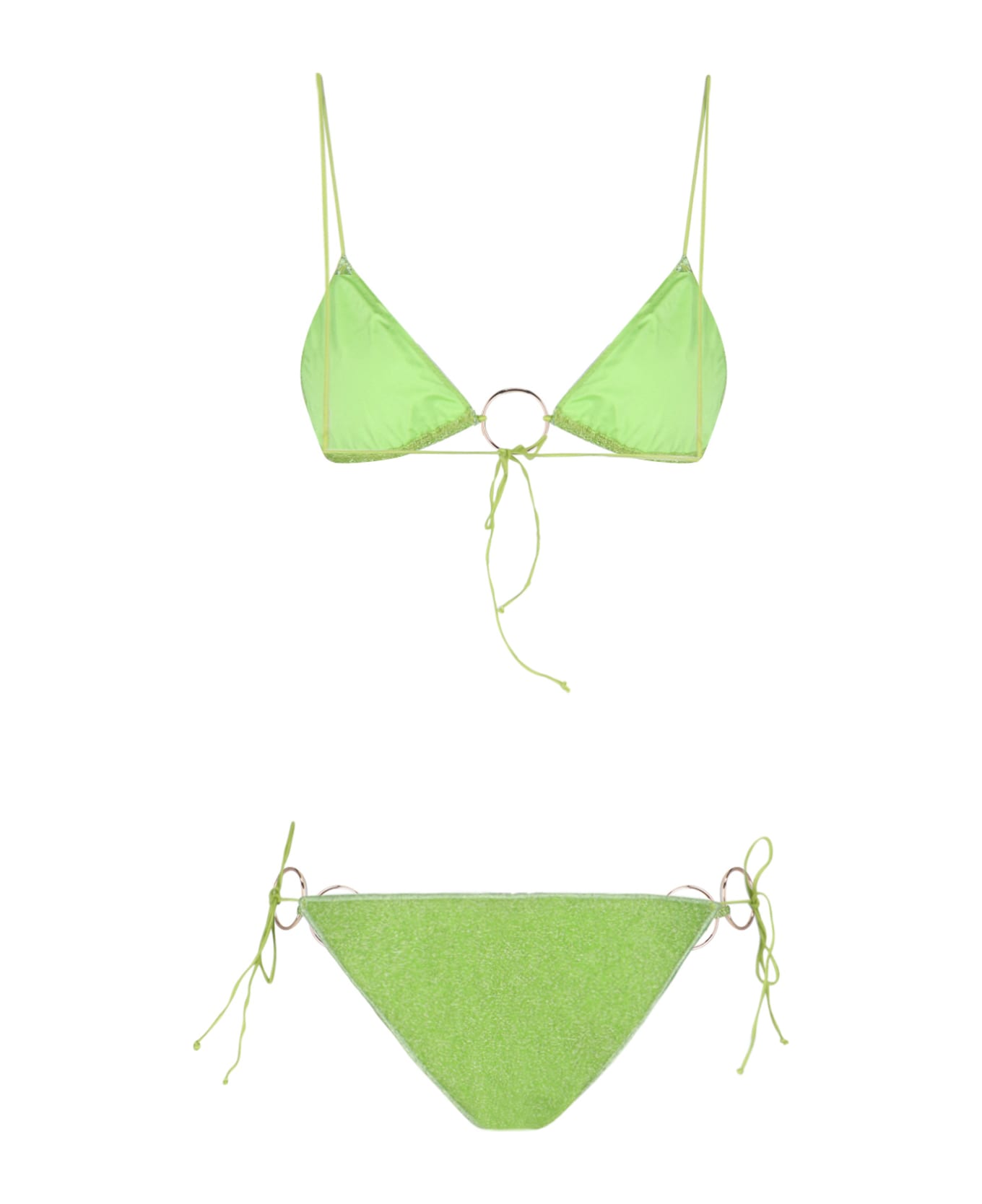 Oseree 'lumiere Ring' Bikini Set - Green