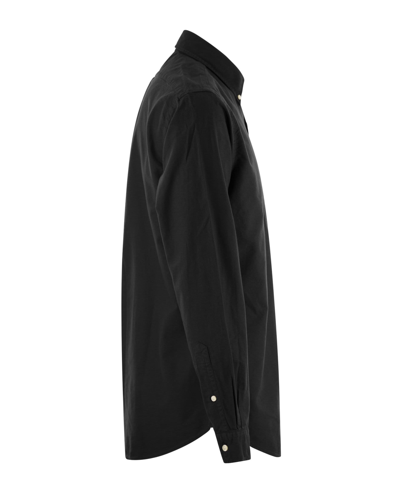 Polo Ralph Lauren Custom-fit Garment Dyed Oxford Shirt - Black