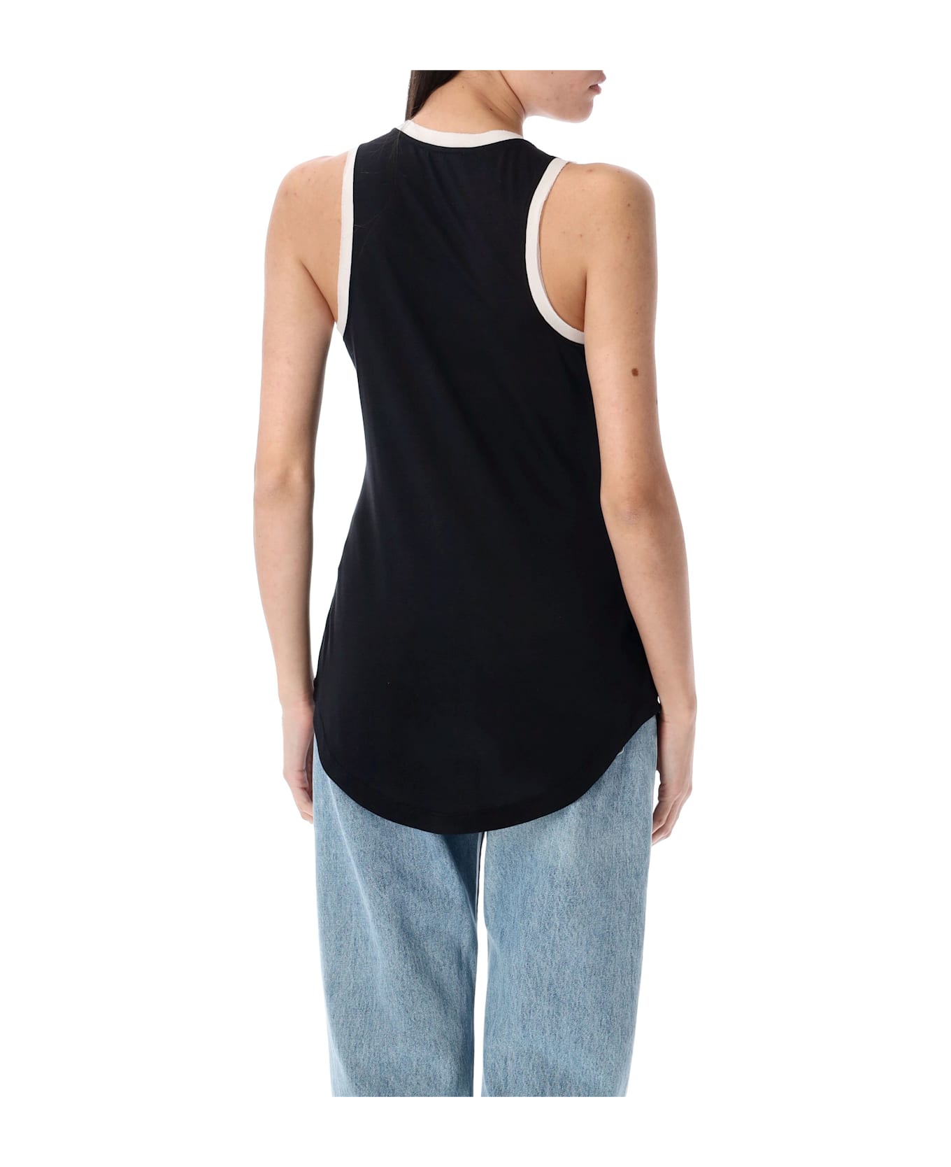 Balmain Beauty Print Tank Top - BLACK