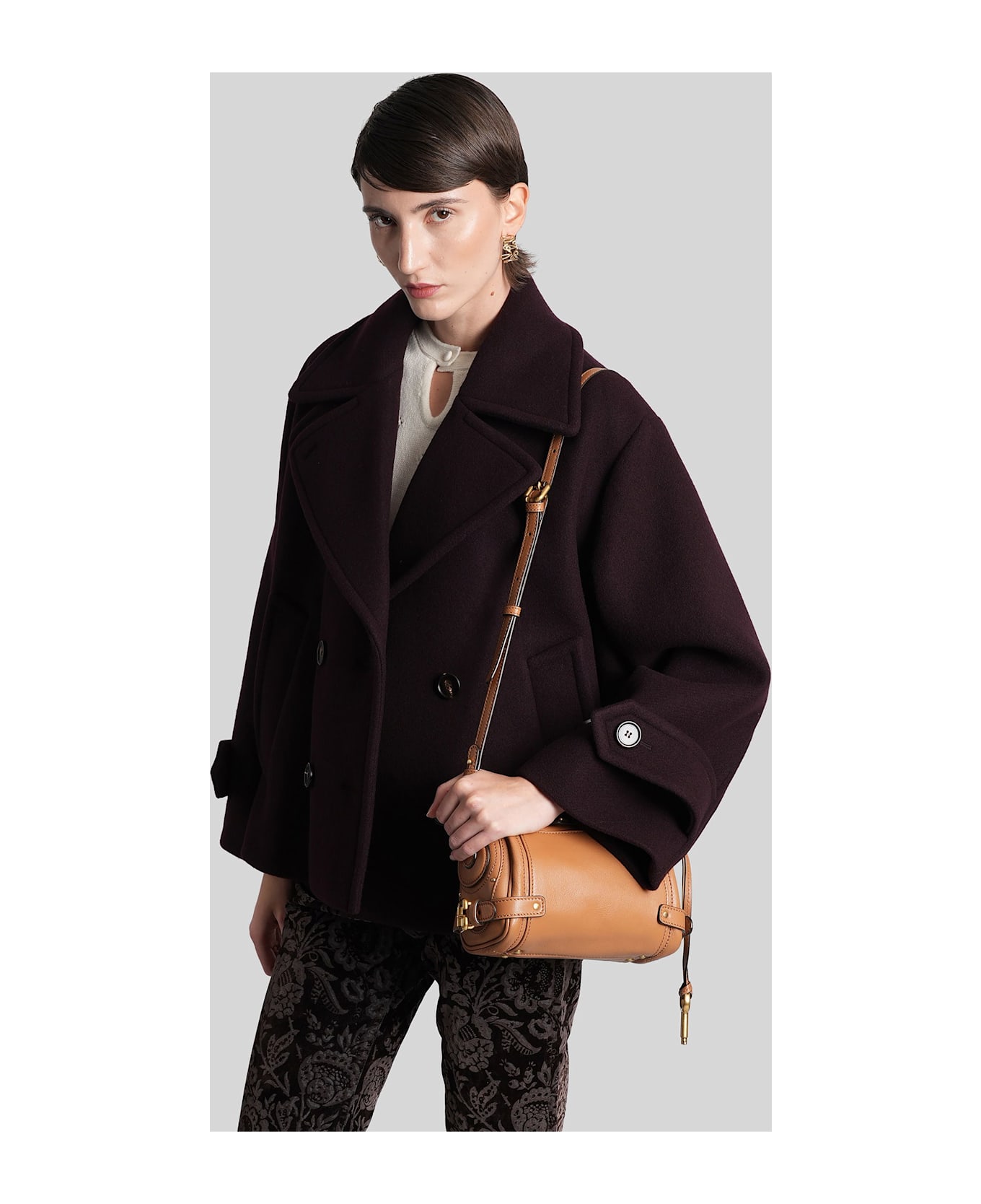 Chloé In Viola Wool - Viola