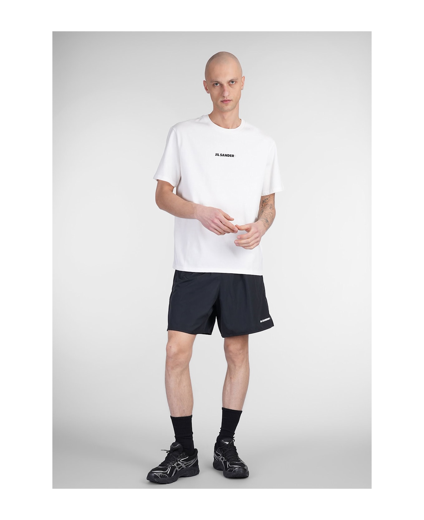 Jil Sander Shorts In Black Polyester - black