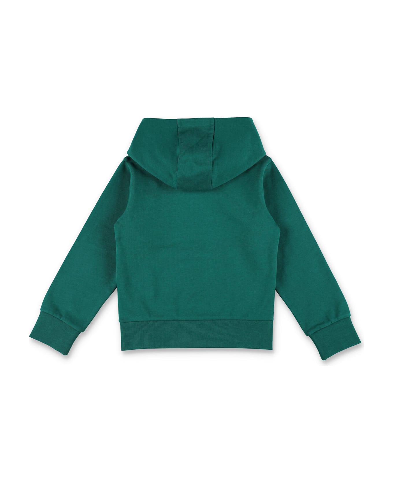 Moncler Kid - Logo Cotton Hoodie - GREEN