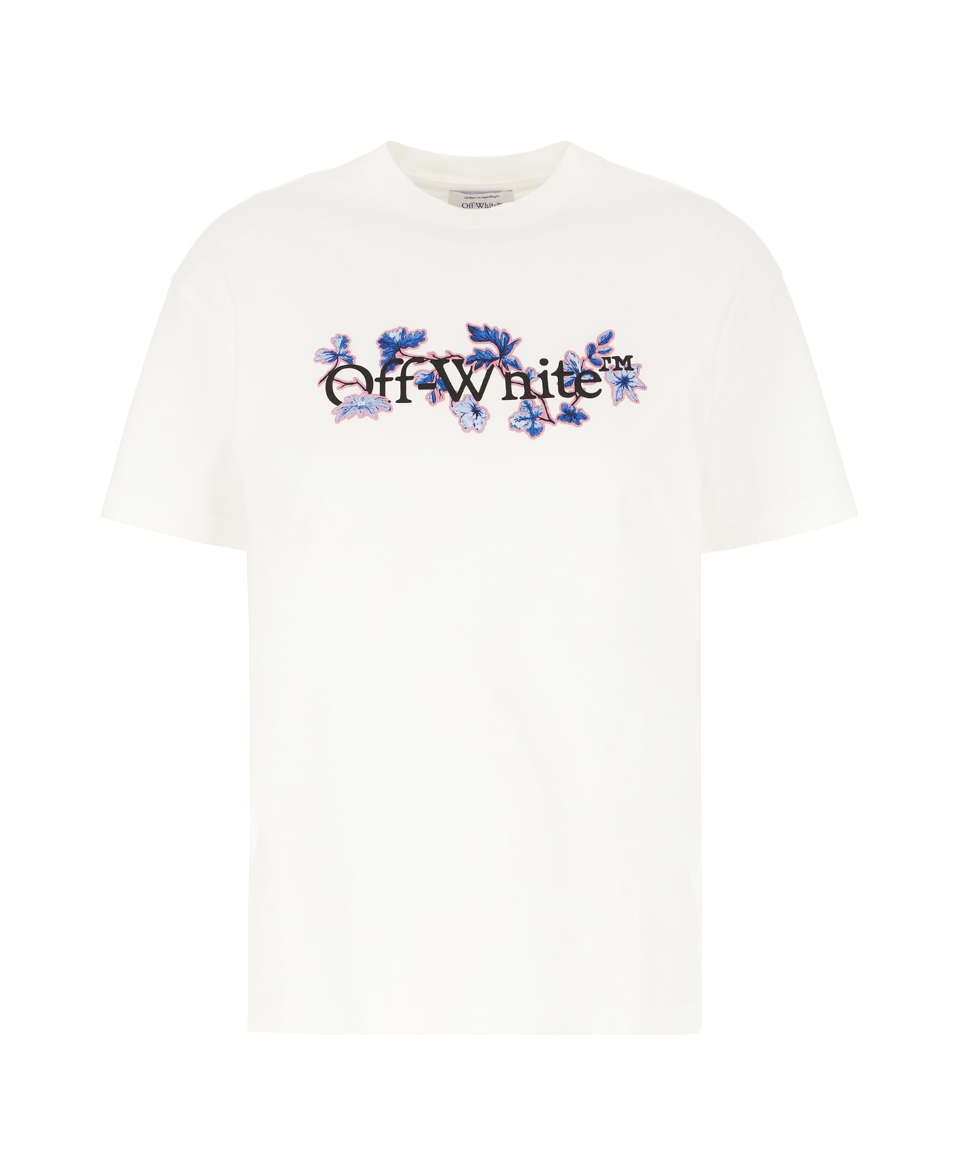 Off-White White Cotton Oversize T-shirt - WHITE