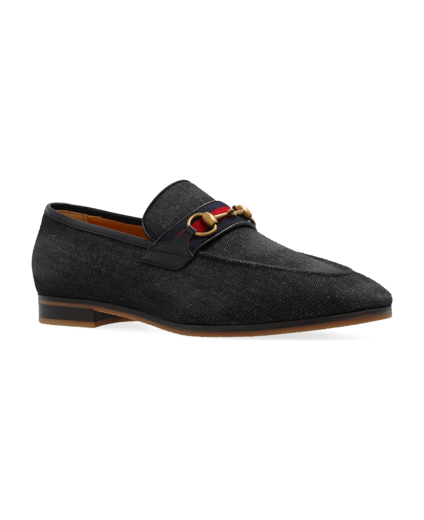 Gucci Denim Loafers - Black
