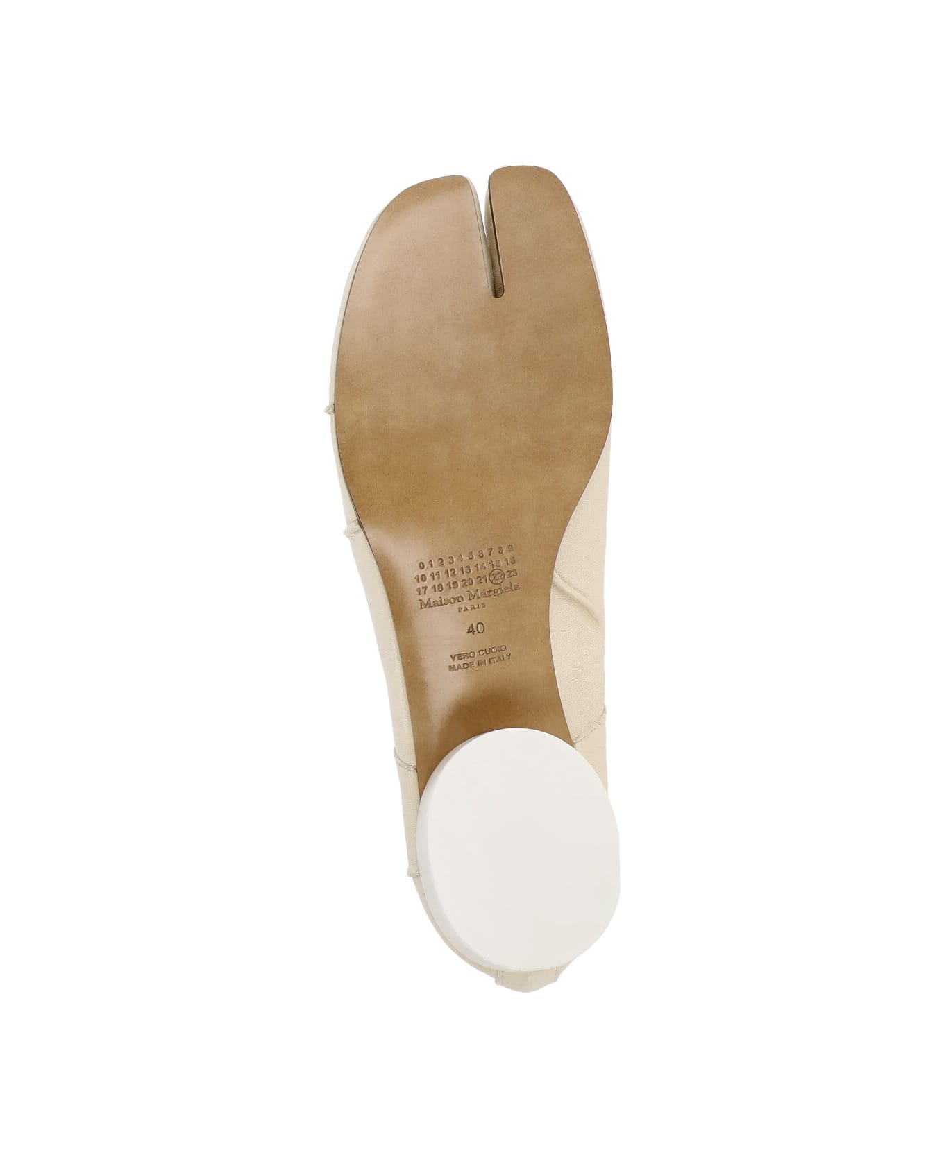 Maison Margiela 'tabi' Ballet Flats - White
