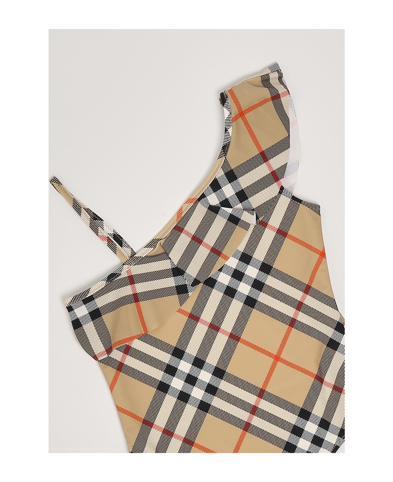 Burberry Fern Swimsuit Swimsuit - CHECK BEIGE
