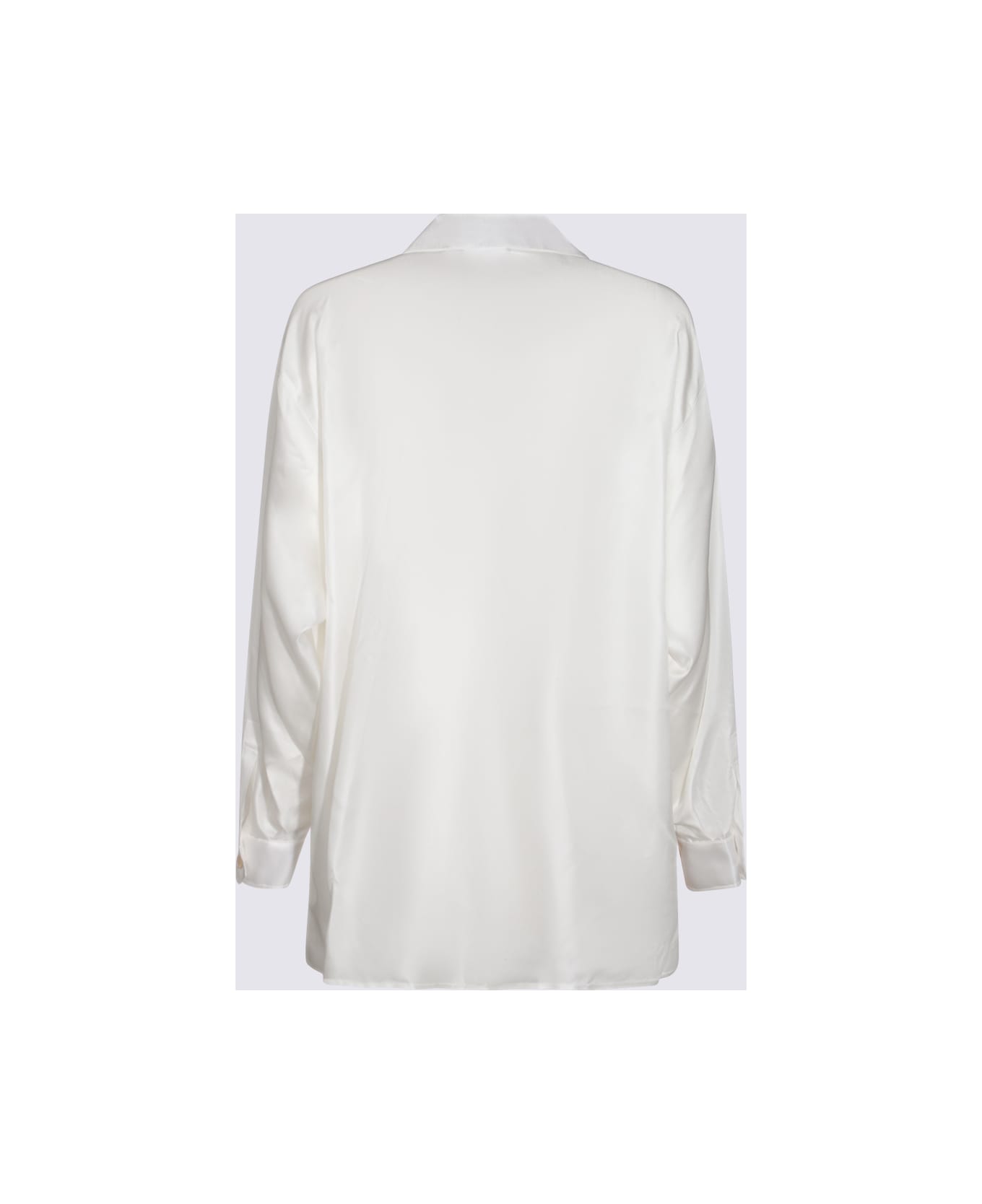 Max Mara White Silk Shirt - White