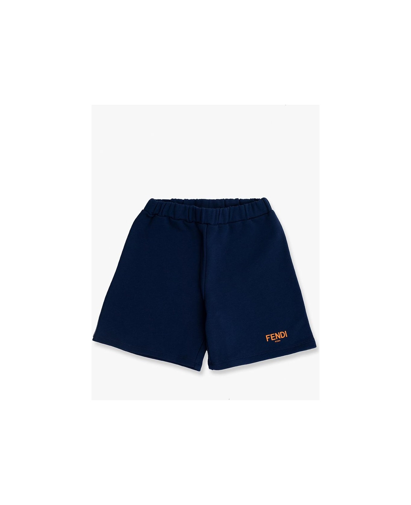 Fendi Shorts With Logo - Blu