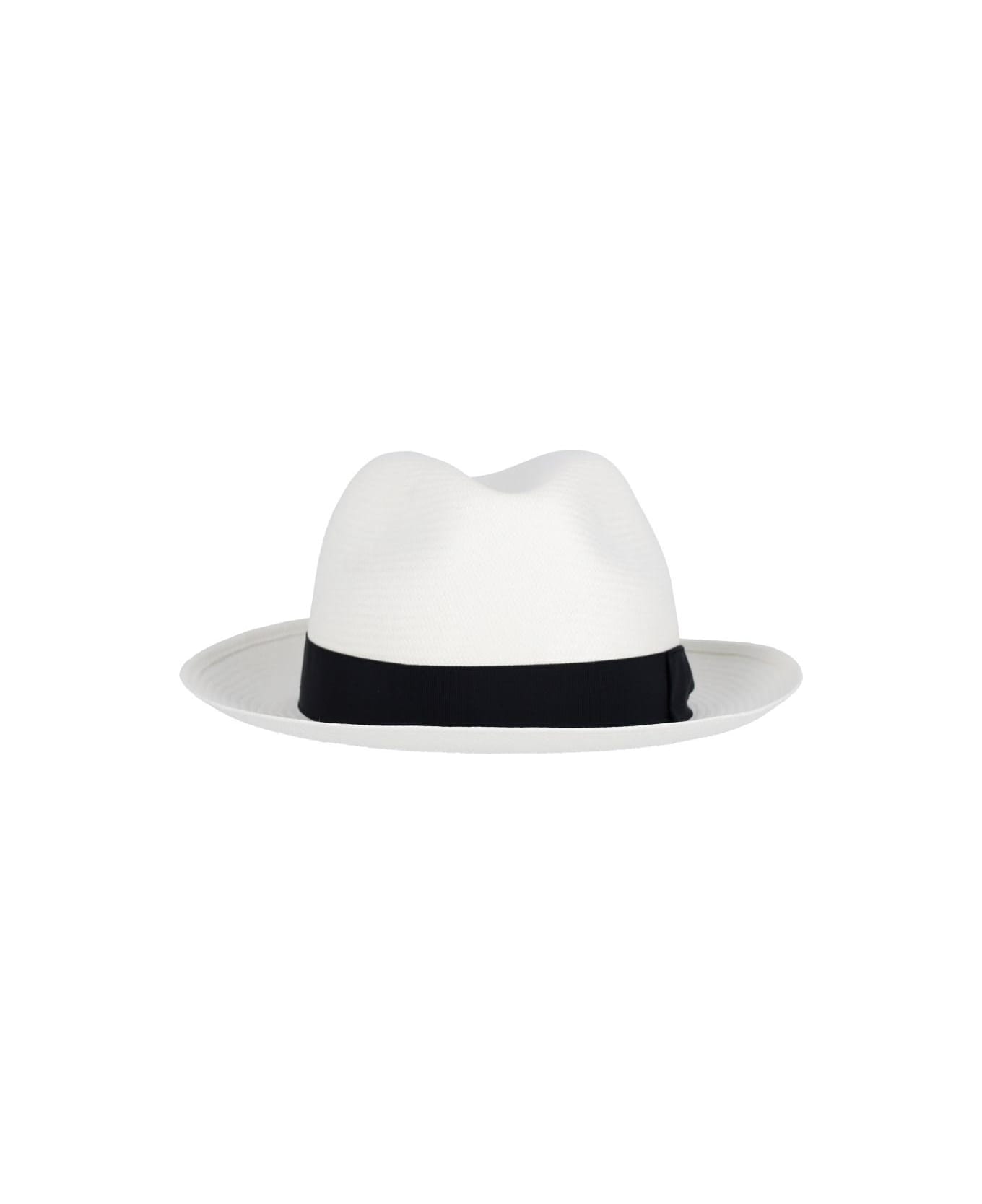Borsalino Straw Hat 'panama' Borsalino - NATURAL 帽子
