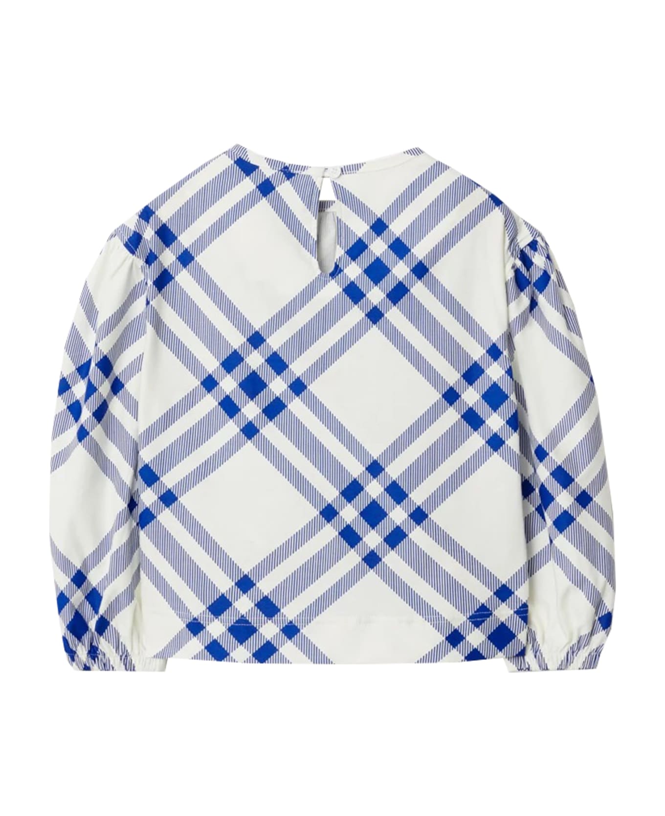 Burberry Sweater With Check Print - Multicolor