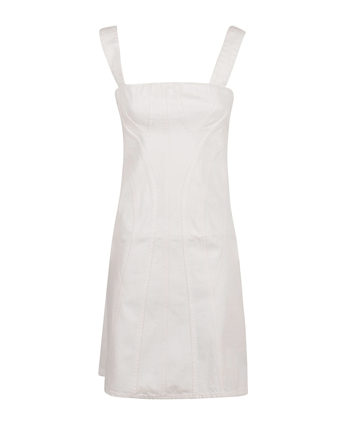 Stella McCartney Wash Denim Dress - White