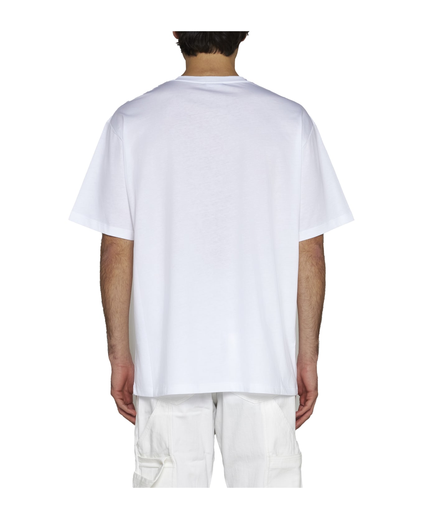 Balmain Logo Print T-shirt - White