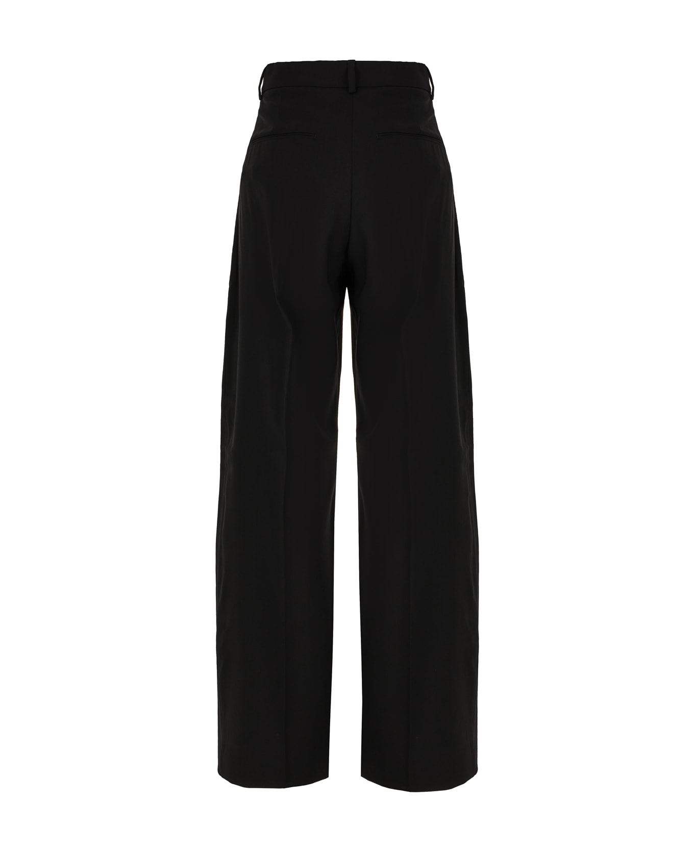 SportMax Black Wool Pants | italist