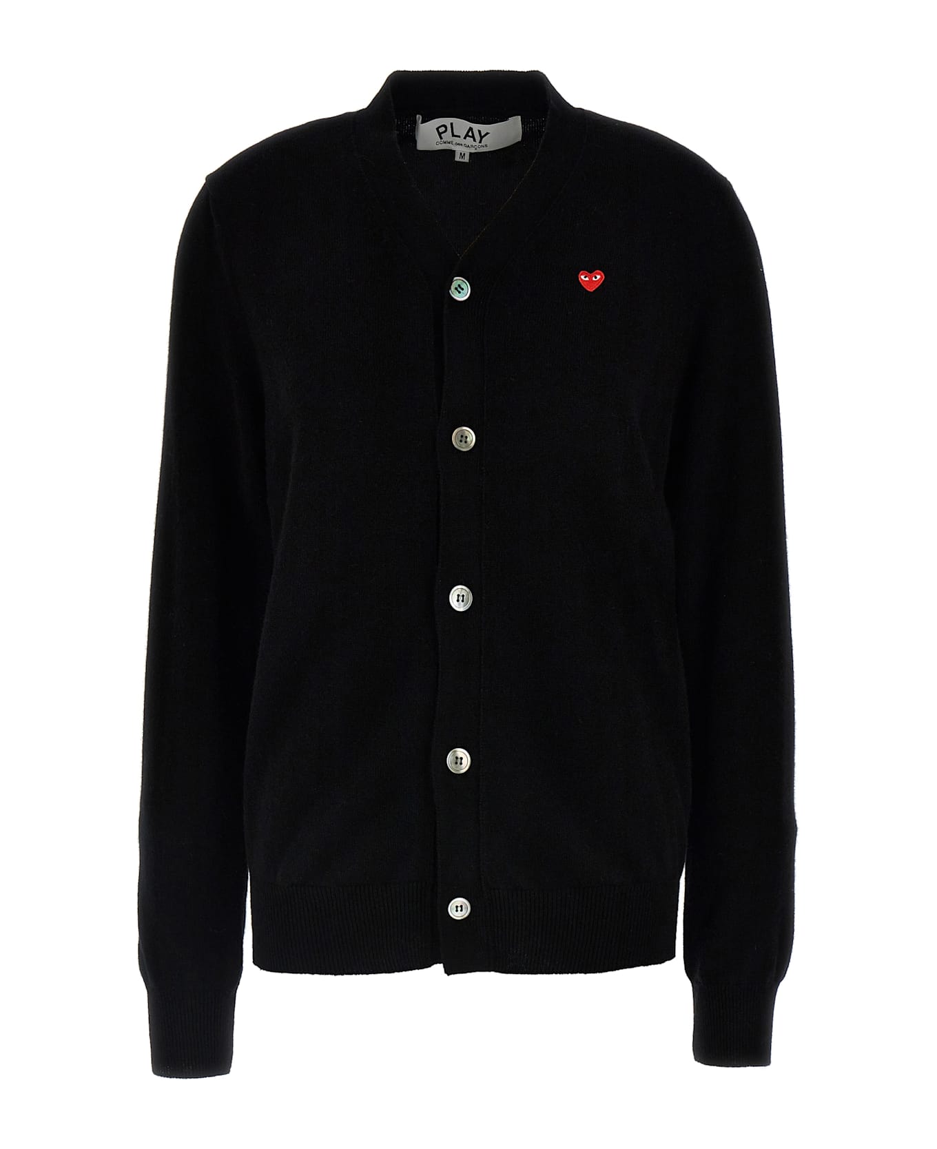 Comme des Garçons Play Wool Cardigan - Black  