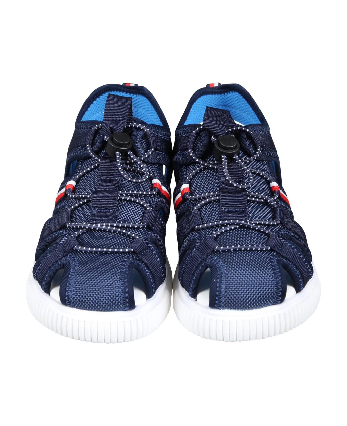 Tommy Hilfiger Blue Sandals For Kids With Logo - Blue