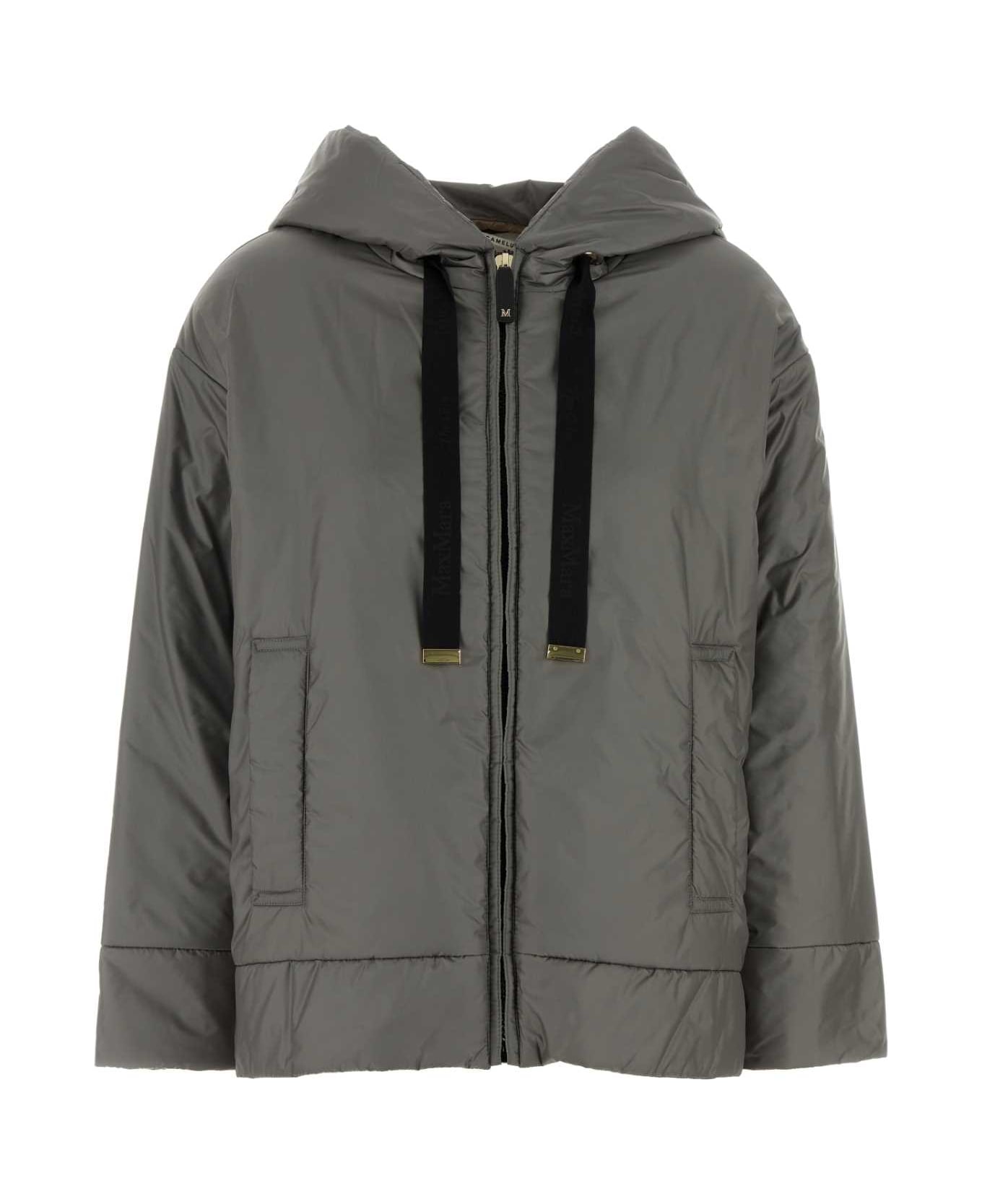 Max Mara The Cube Dark Grey Polyester Daria Padded Jacket - ANTRACITE