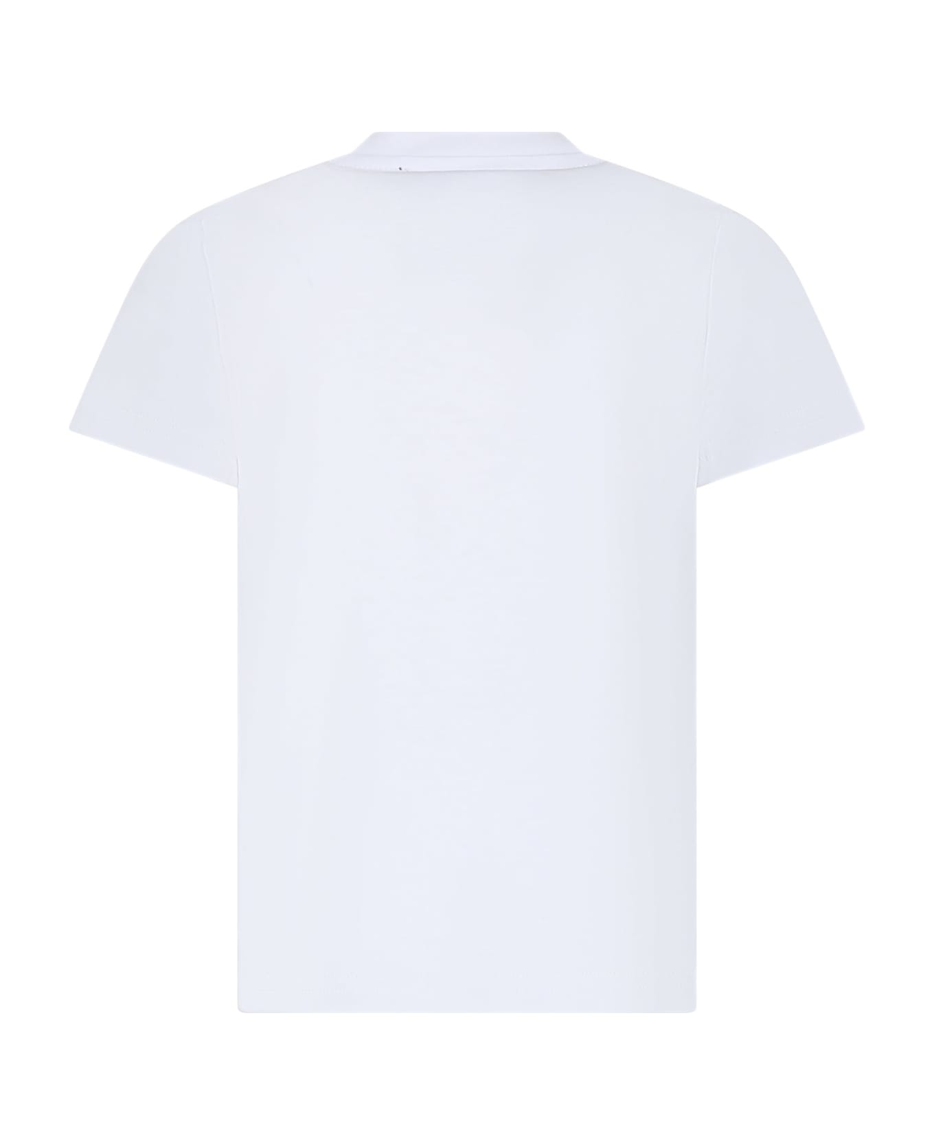 Dsquared2 White T-shirt For Boy With Logo - White
