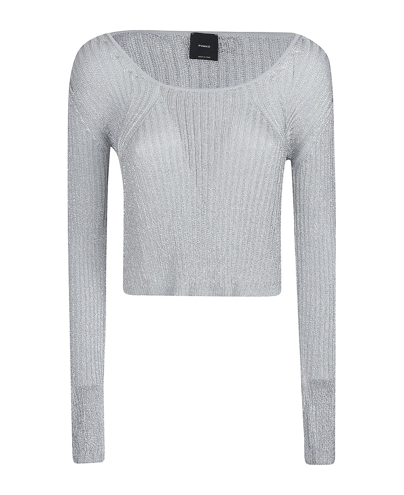 Pinko Crewneck Knitted Jumper - Grey