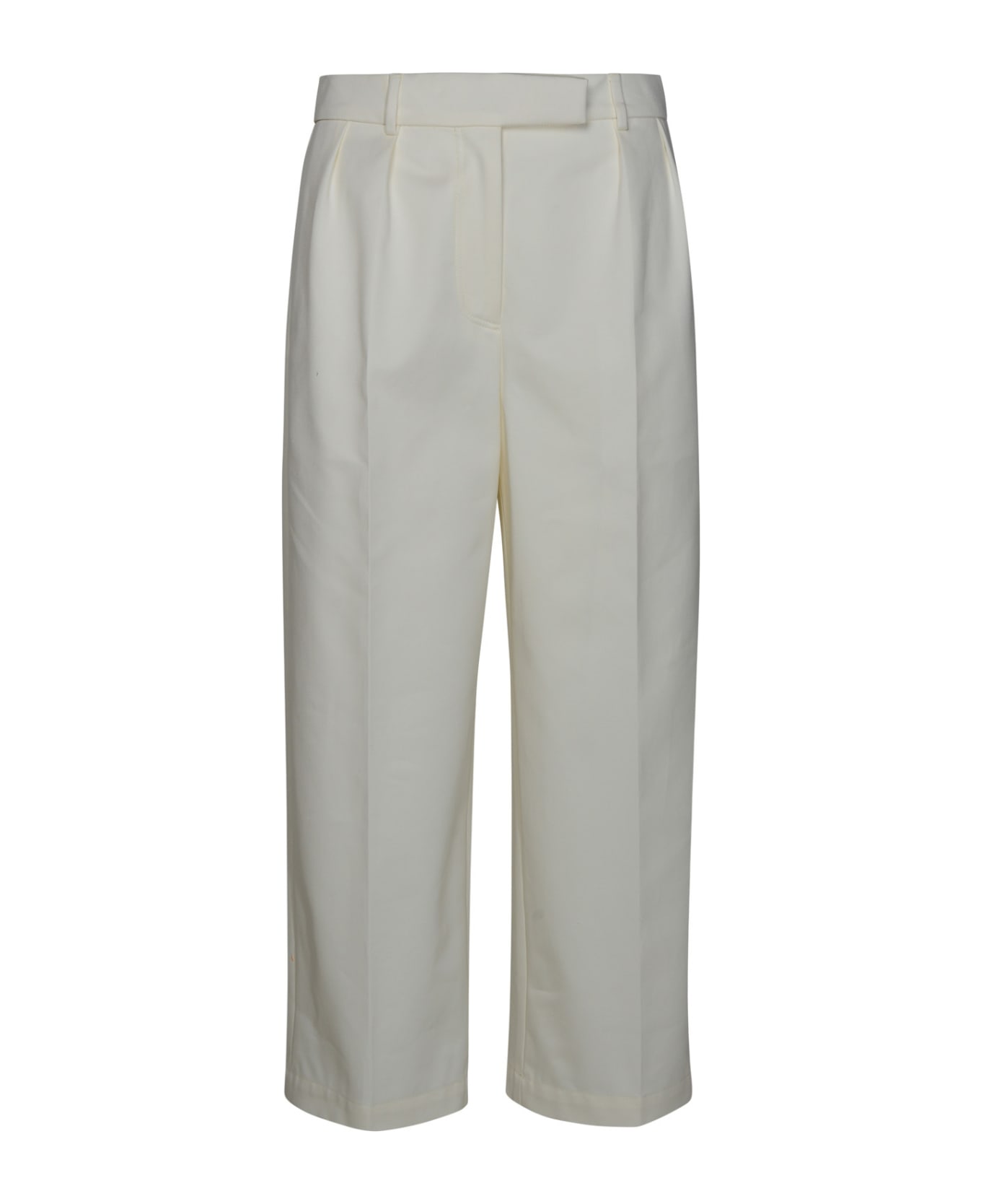 Thom Browne White Cotton Pants - White