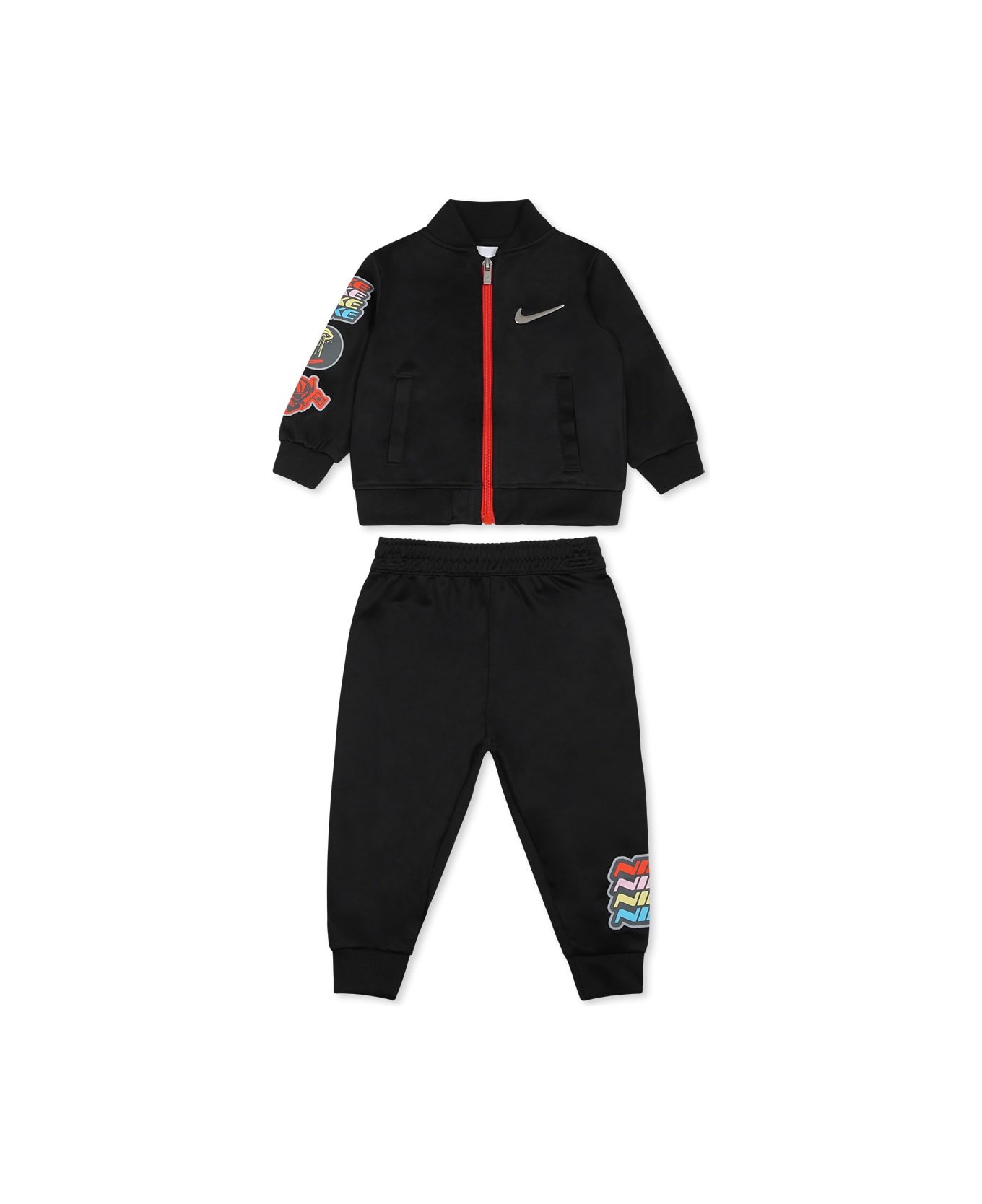 Nike Black Suit For Baby Boy With Swoosh - Black