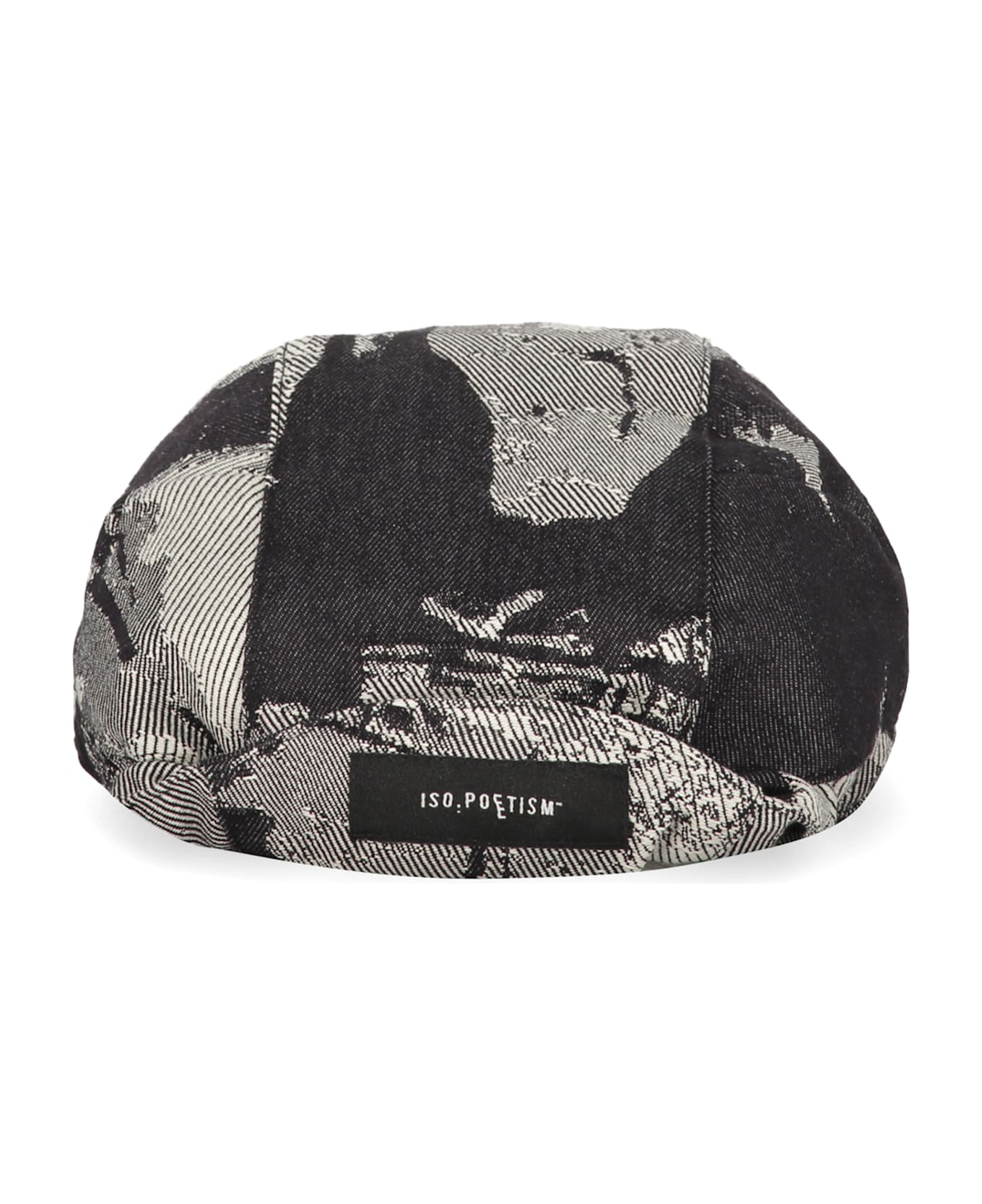 Iso.Poetism Flat Cap - black