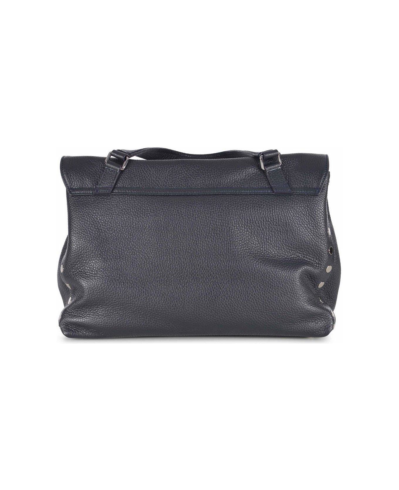 Zanellato Stud-embellished Tote Bag - Dark Navy