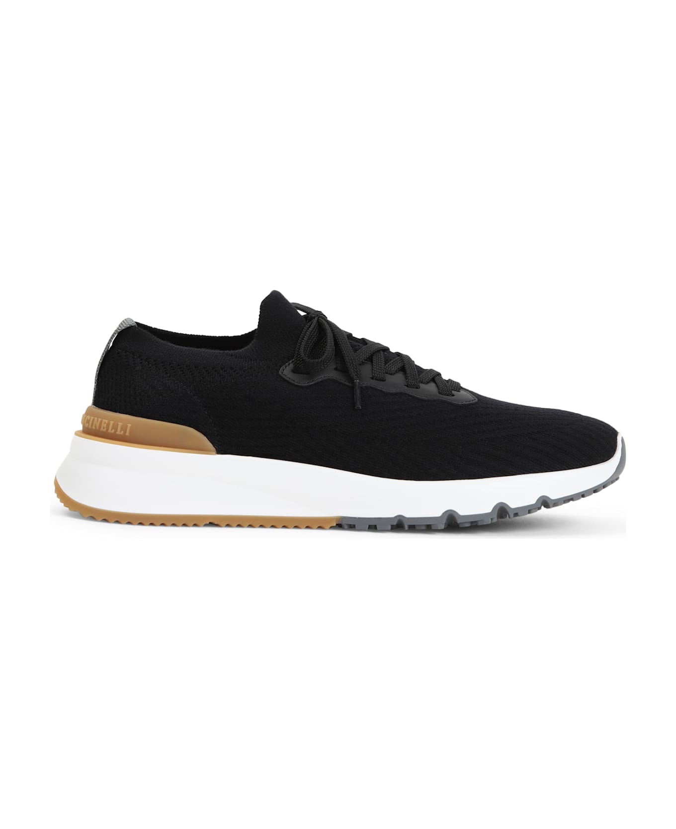 Brunello Cucinelli Knit Sneakers - Nero