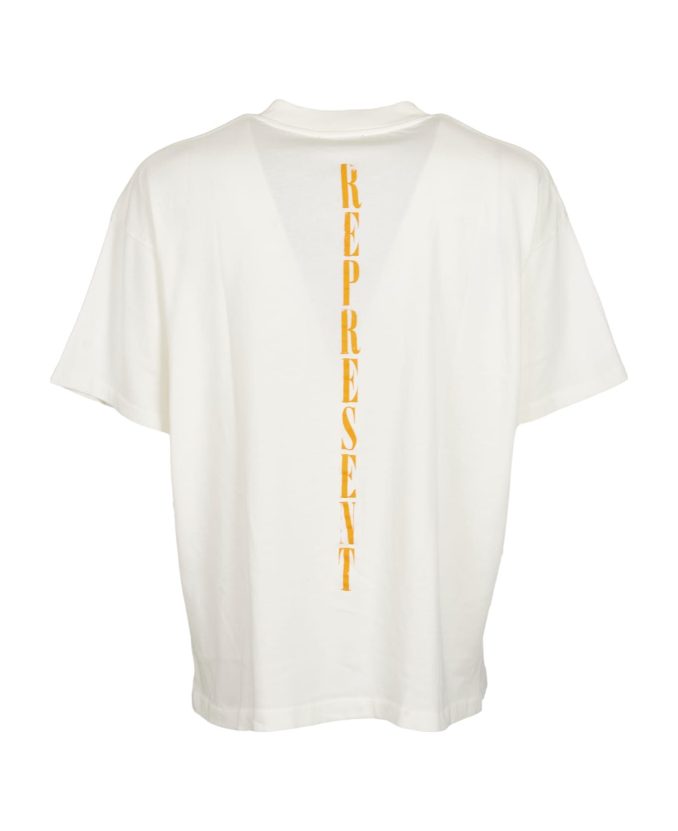 REPRESENT Logo Printed T-shirt - White