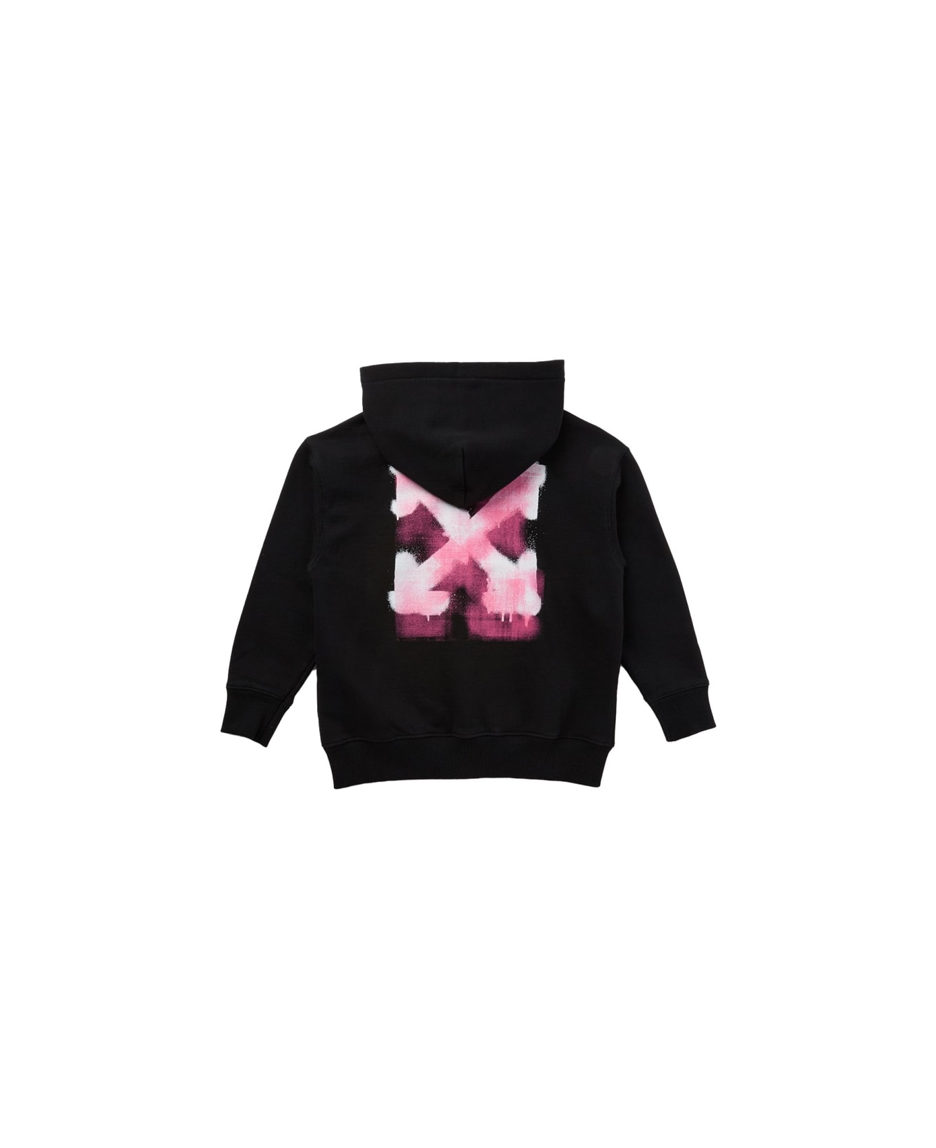 Off-White "arrowspray" Logo Sweatshirt - BLACK