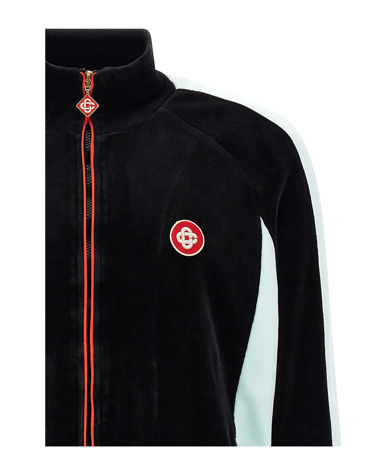 Casablanca Chenille Sweatshirt - Black  