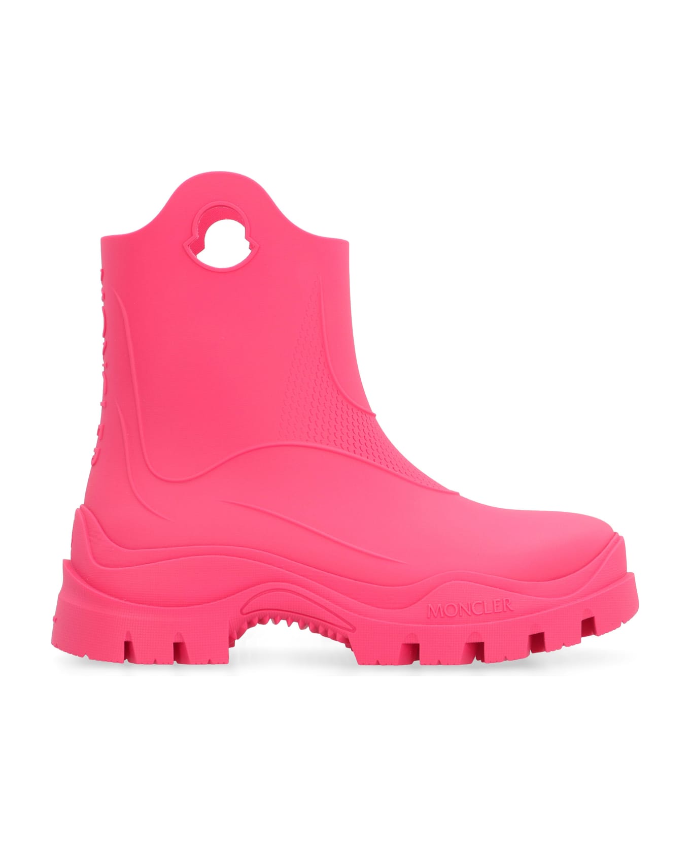 Moncler Misty Rubber Rain Boots - Fuchsia