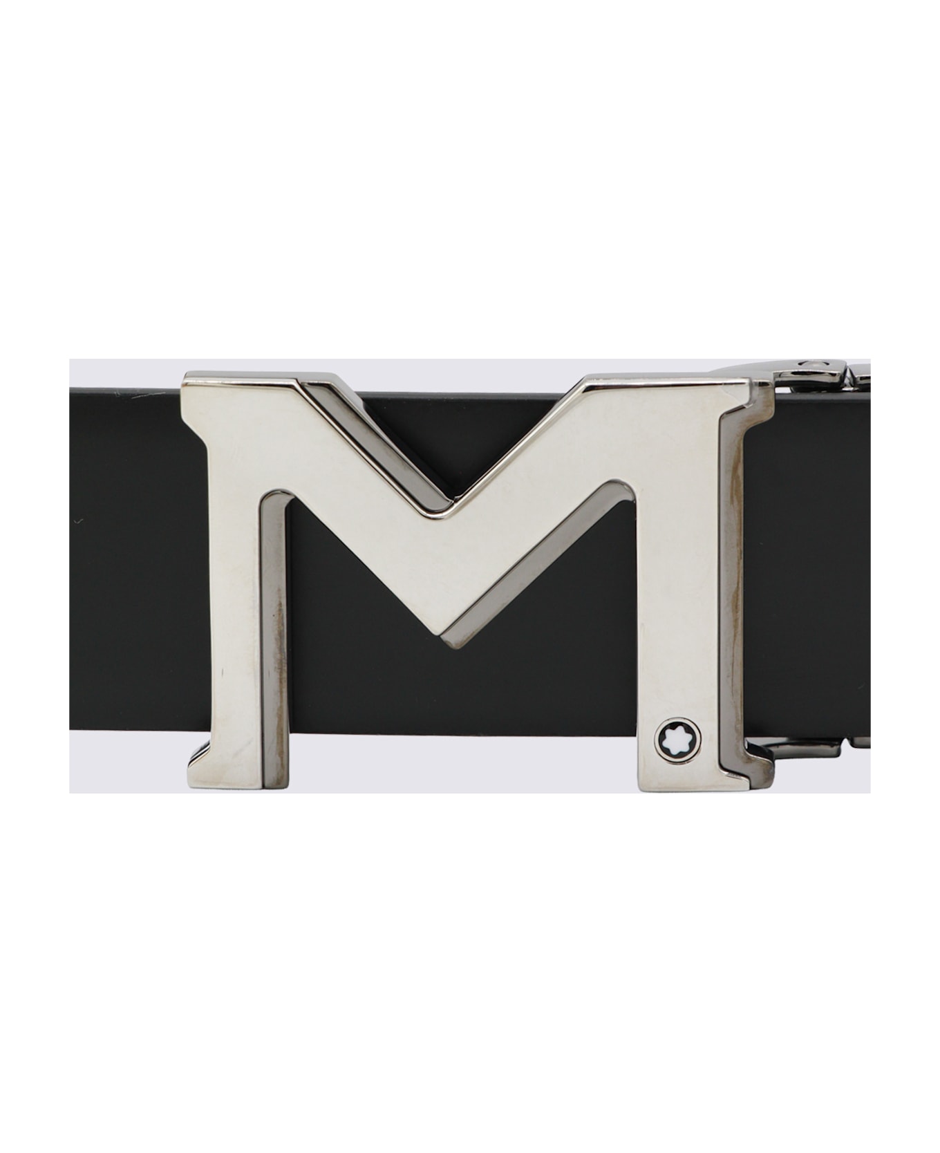 Montblanc Black Leather Belt