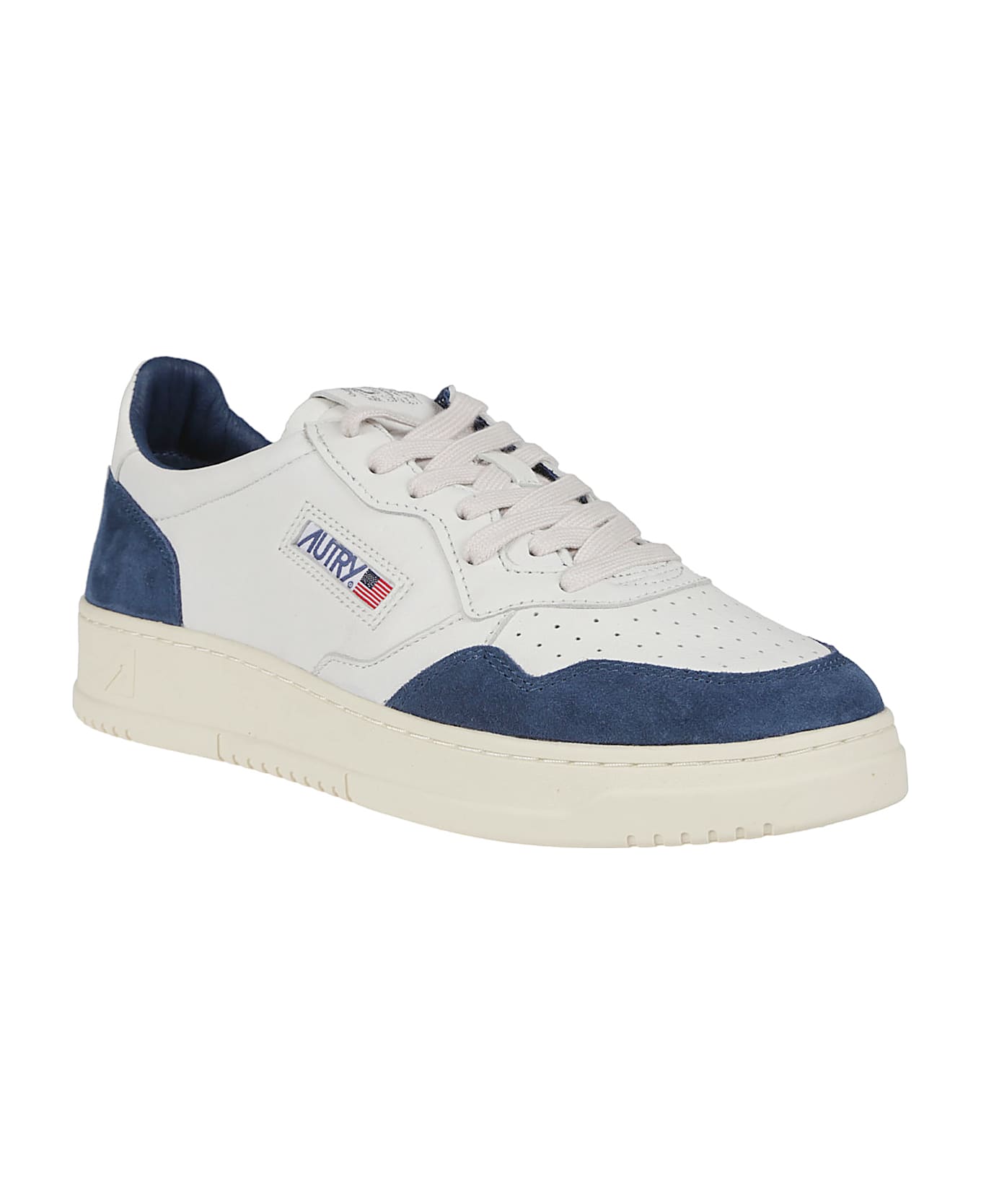 Autry Medalist Low Sneakers - White/capri