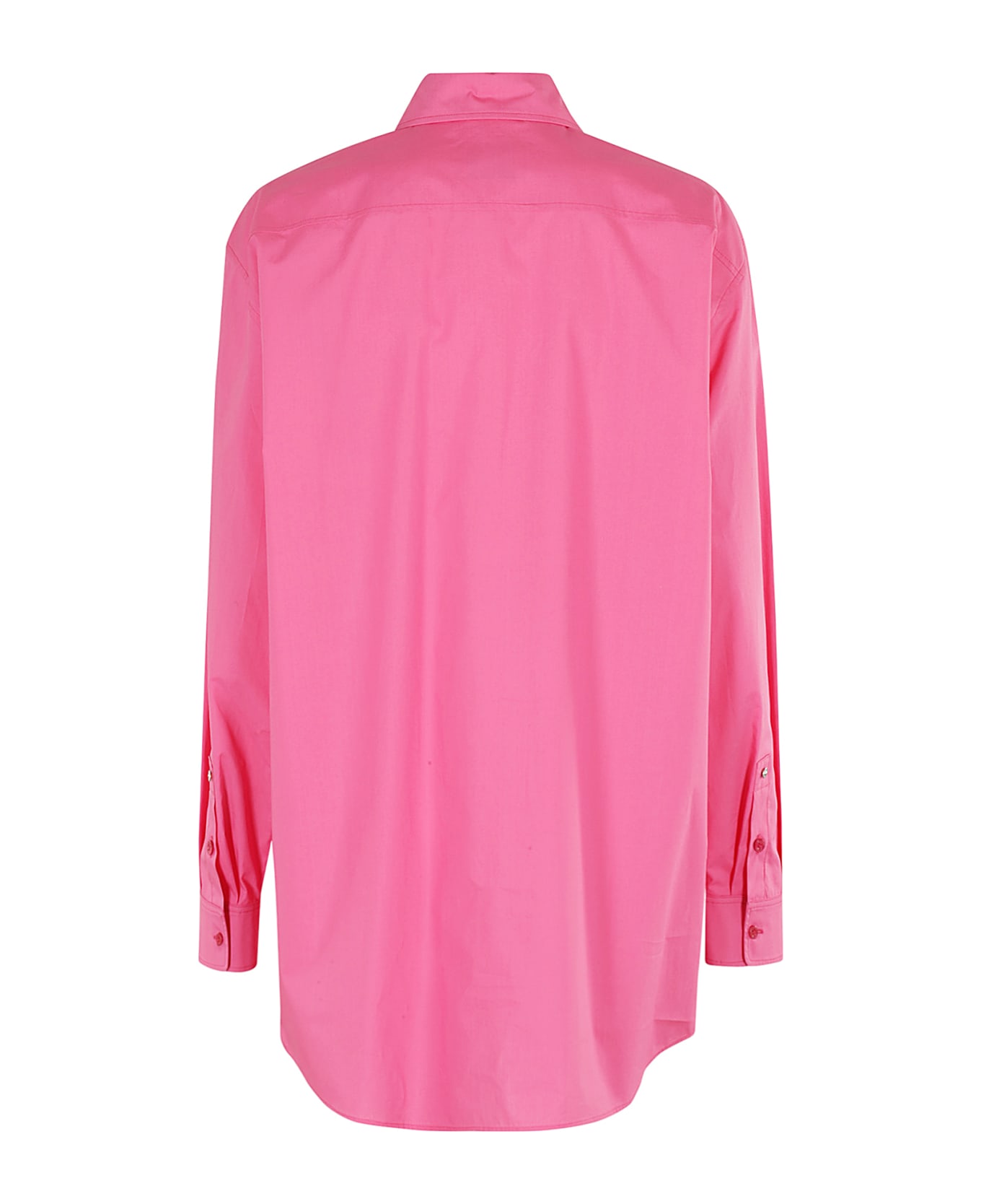 M05CH1N0 Jeans Camicia Popeline - Fuxia