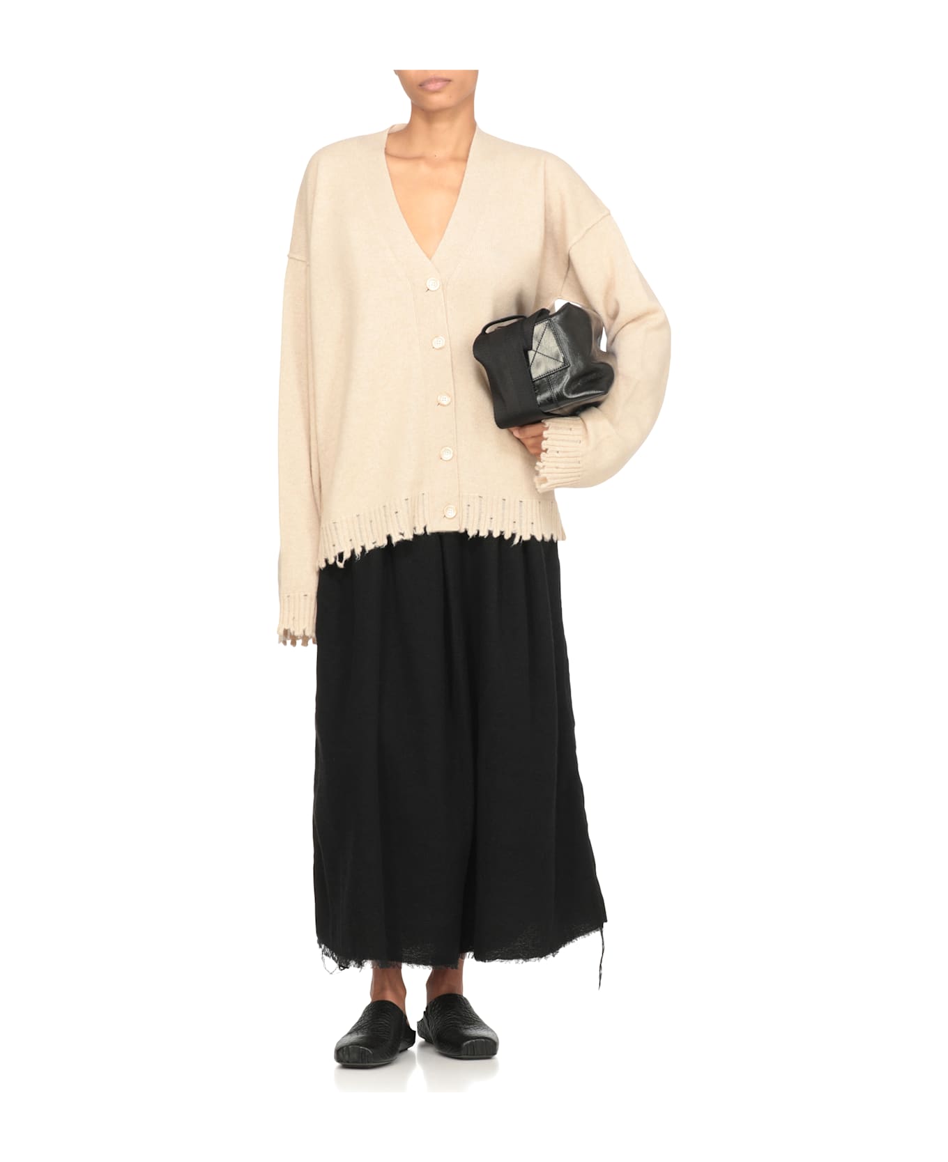 Uma Wang Cashmere Cardigan - Beige