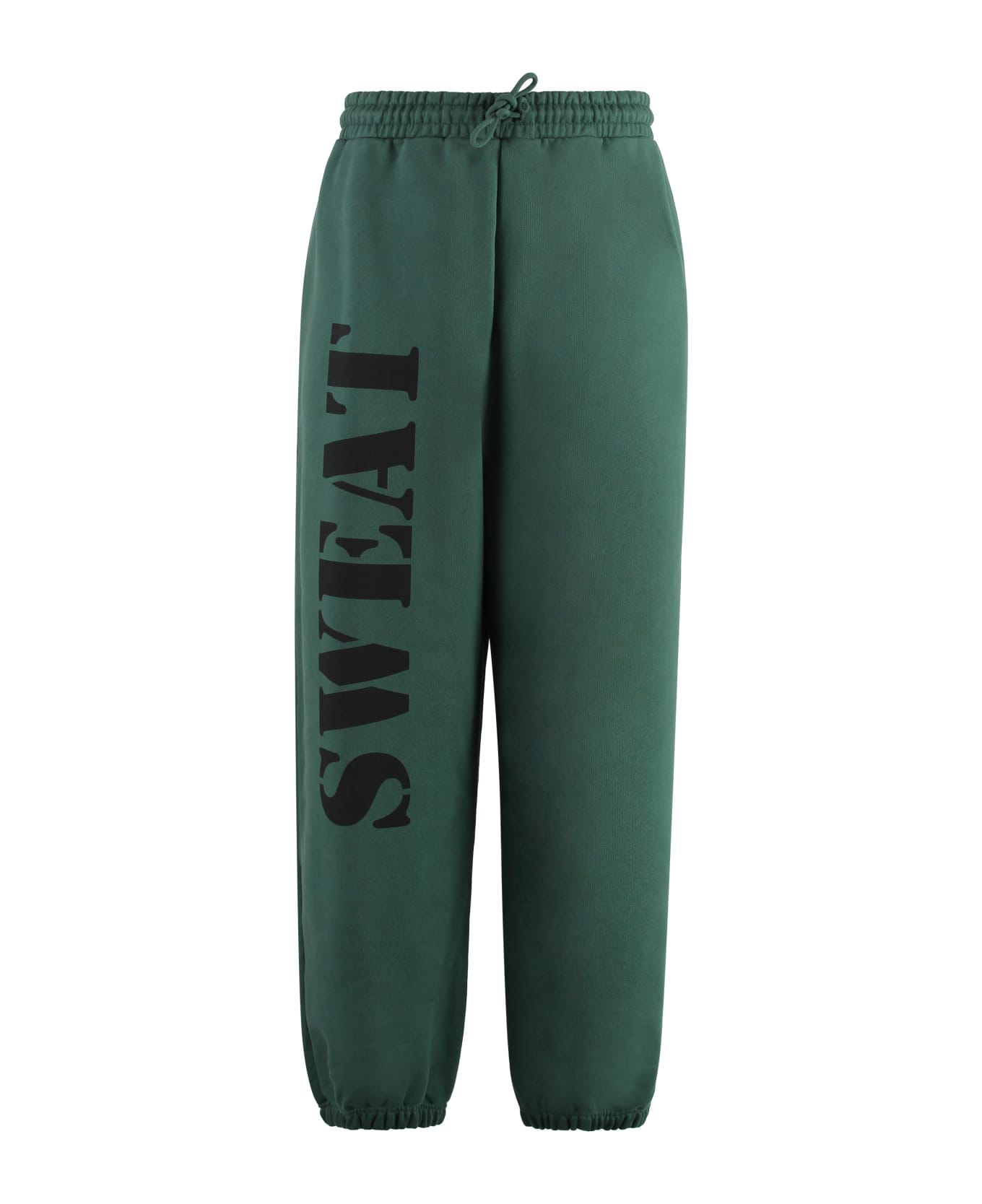 VETEMENTS Logo Detail Cotton Track-pants - green