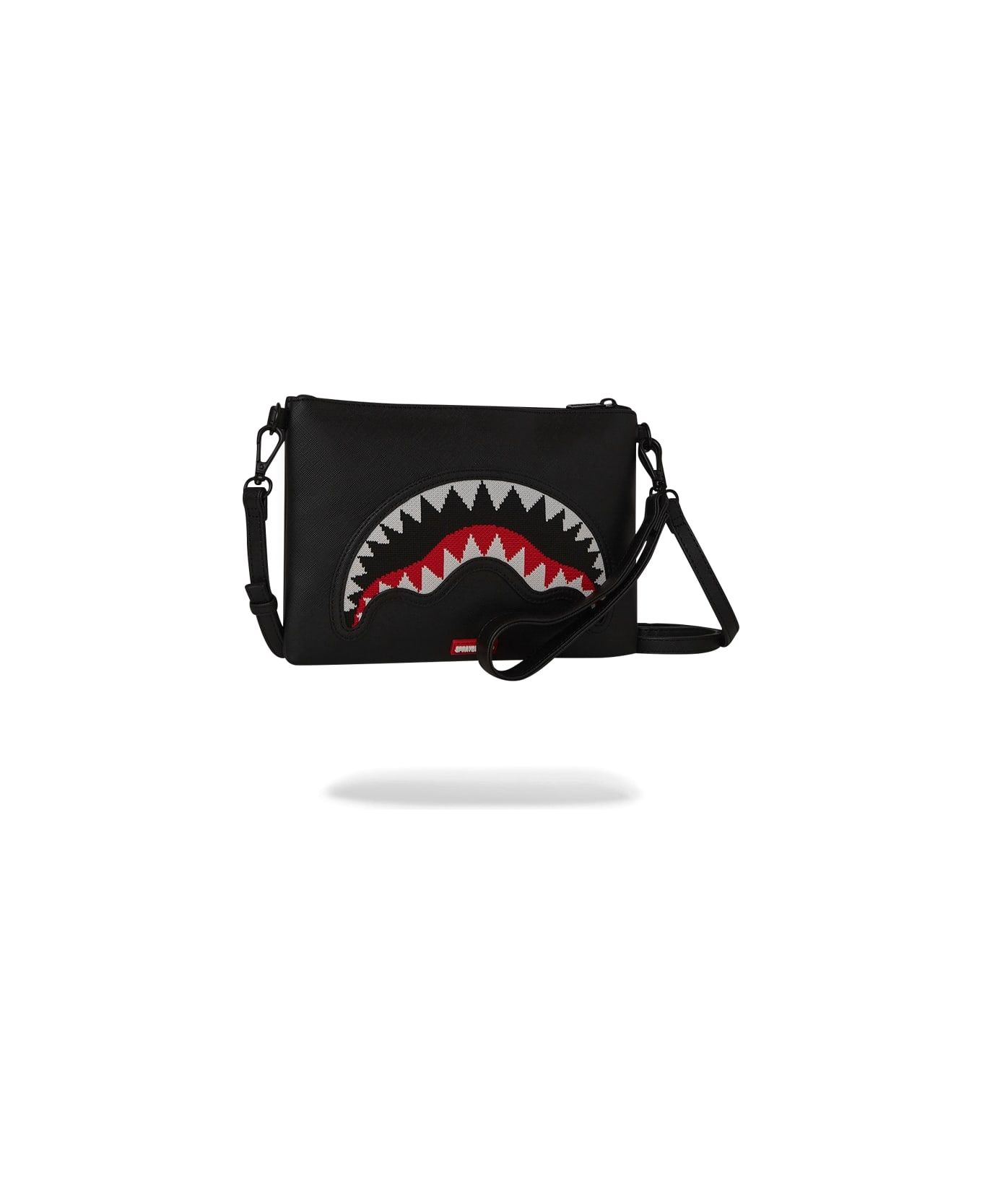 Sprayground Fly Knit Mouth Crossover Clutch - Black