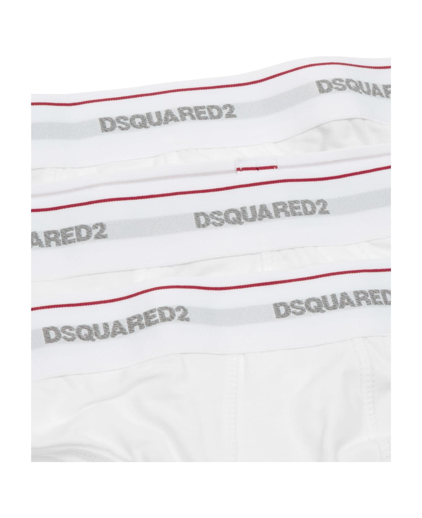 Dsquared2 Cotton Briefs - White