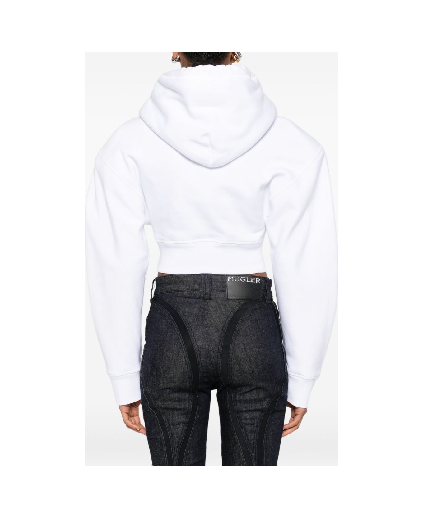Dsquared2 Logo Cotton Hoodie - White