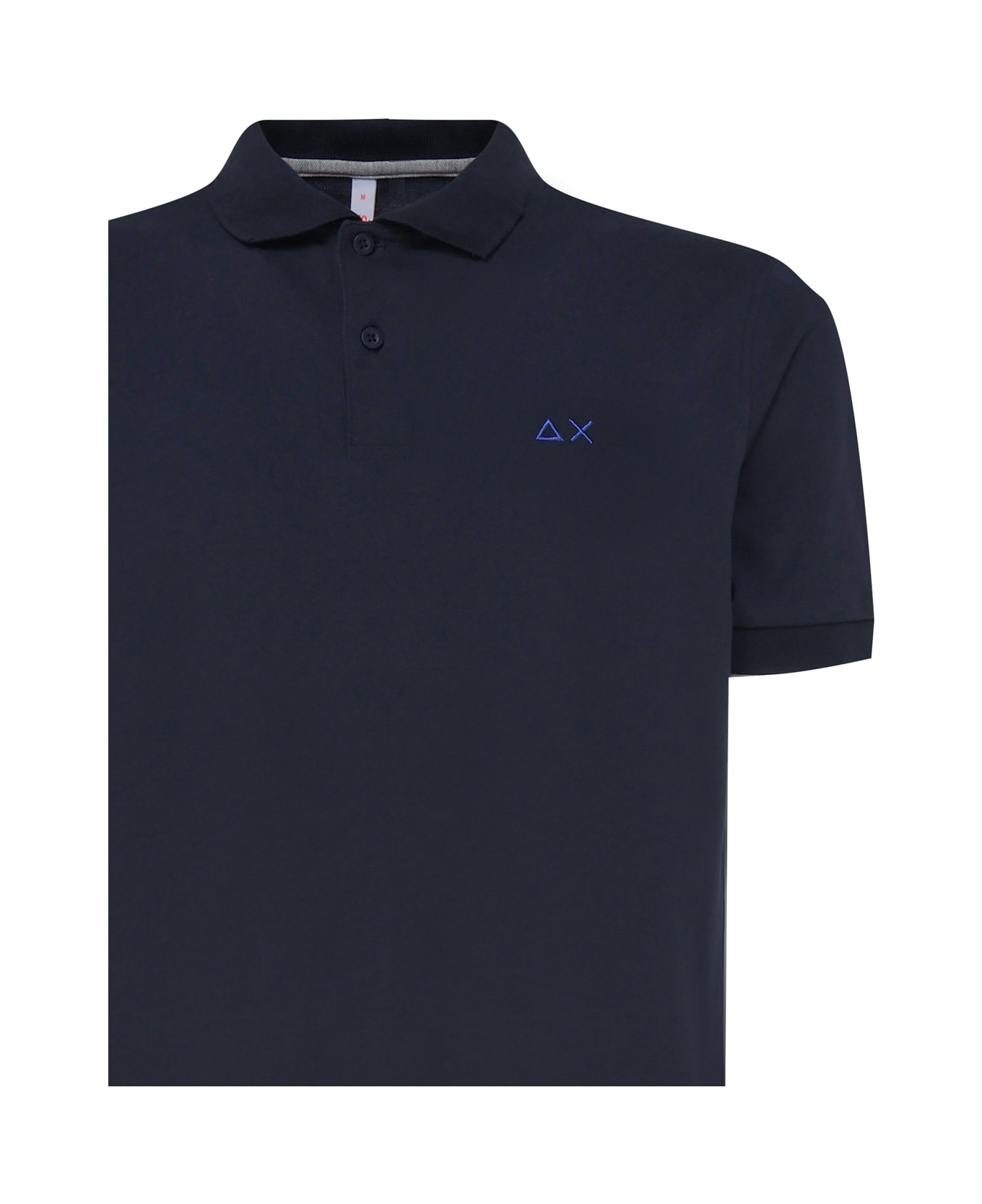 Sun 68 Polo T-shirt In Cotton Polo Shirt - NAVY BLUE ポロシャツ