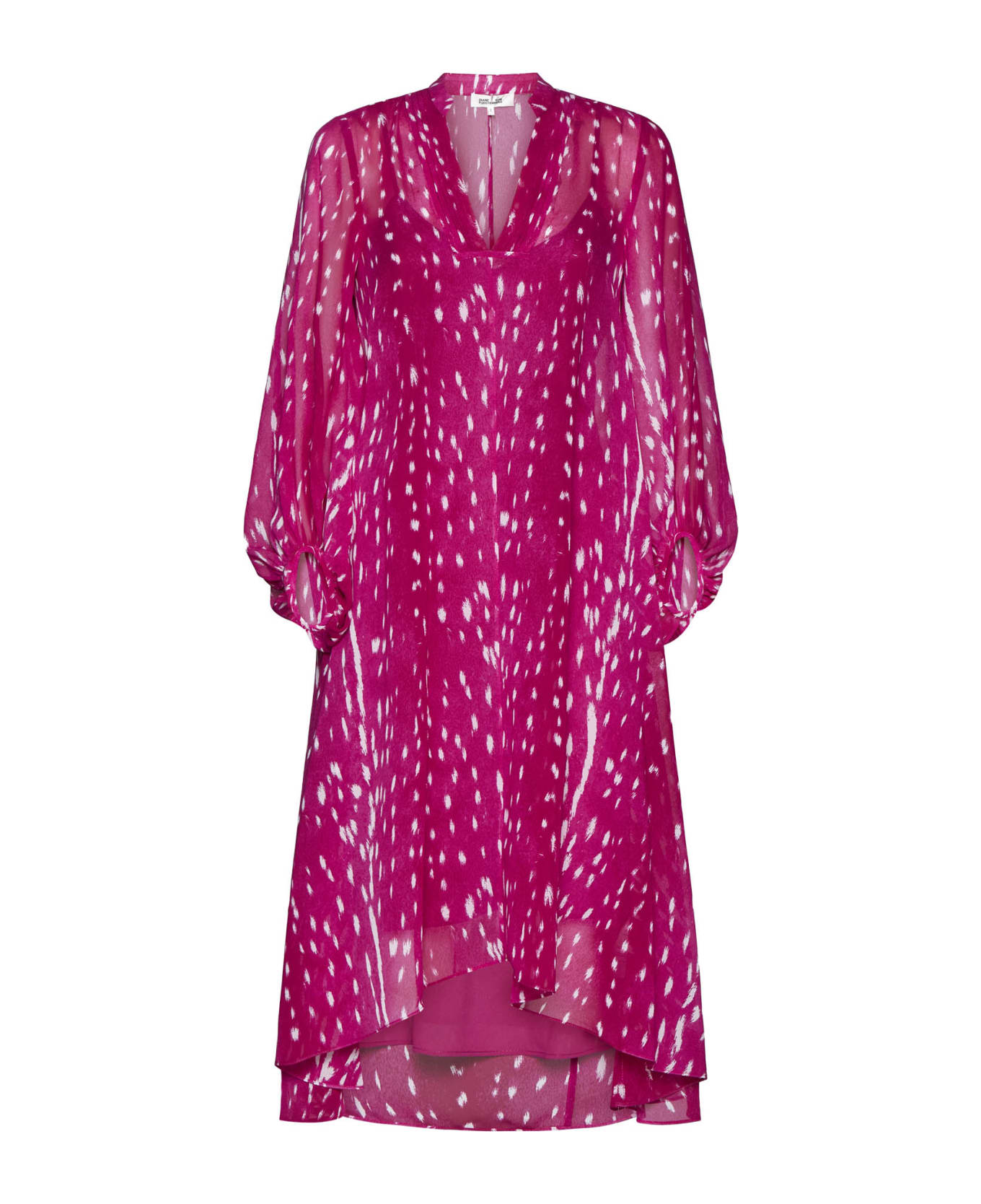 Diane Von Furstenberg Dress - Fawn sangria ワンピース＆ドレス