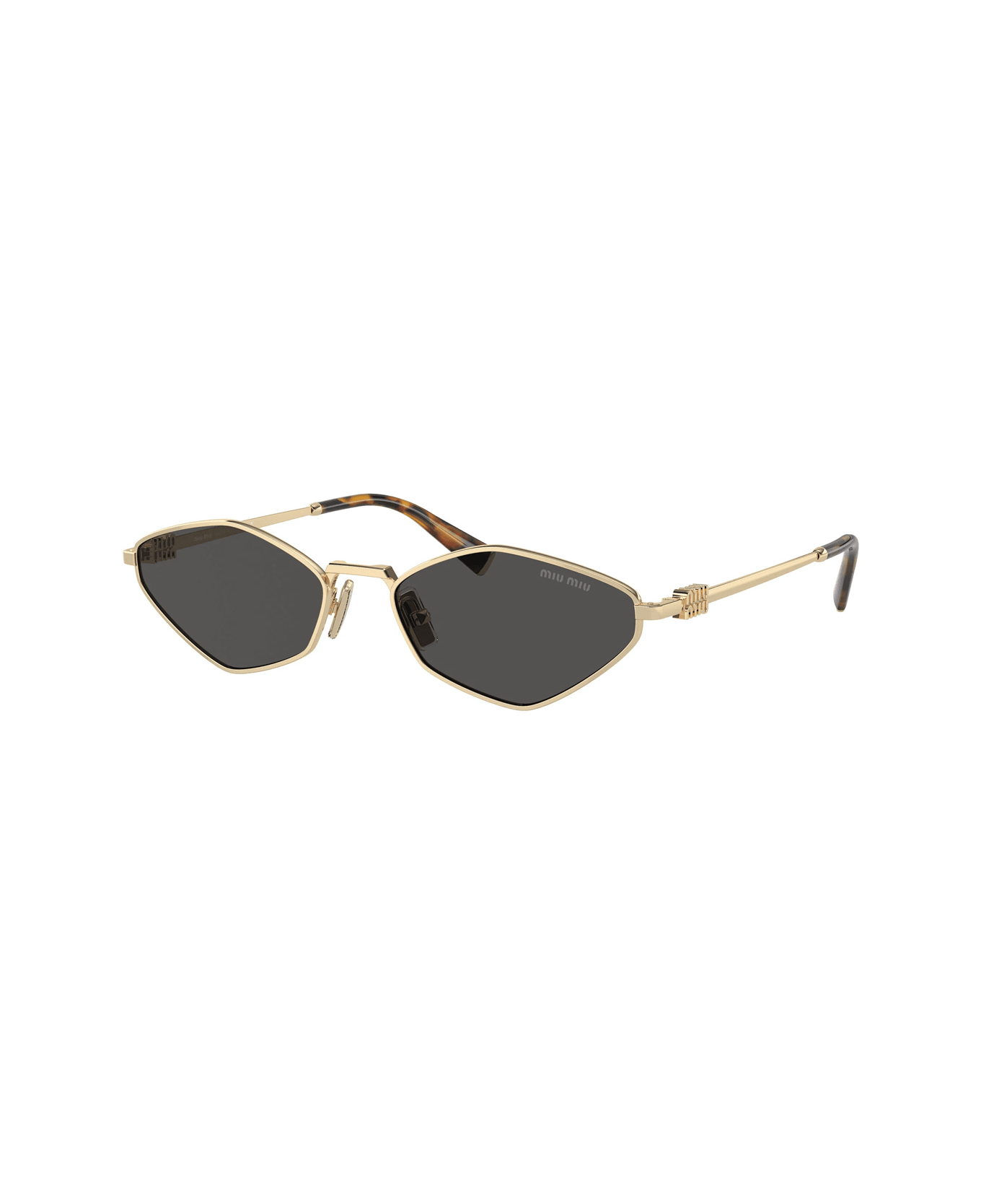 Miu Miu 0mu 56zs Miu Regard Zvn5s0 Gold Sunglasses - Oro