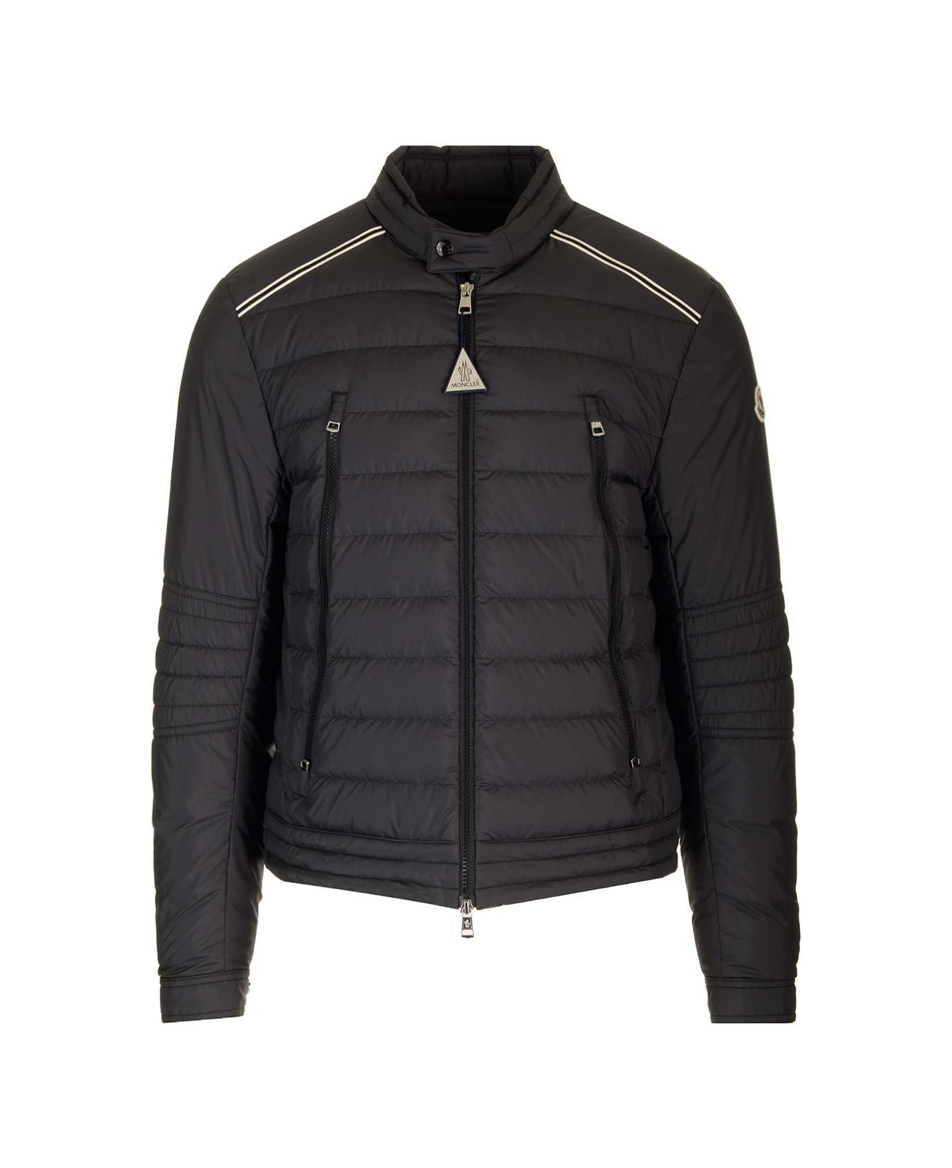 Moncler Zip-up Padded Jacket - Black