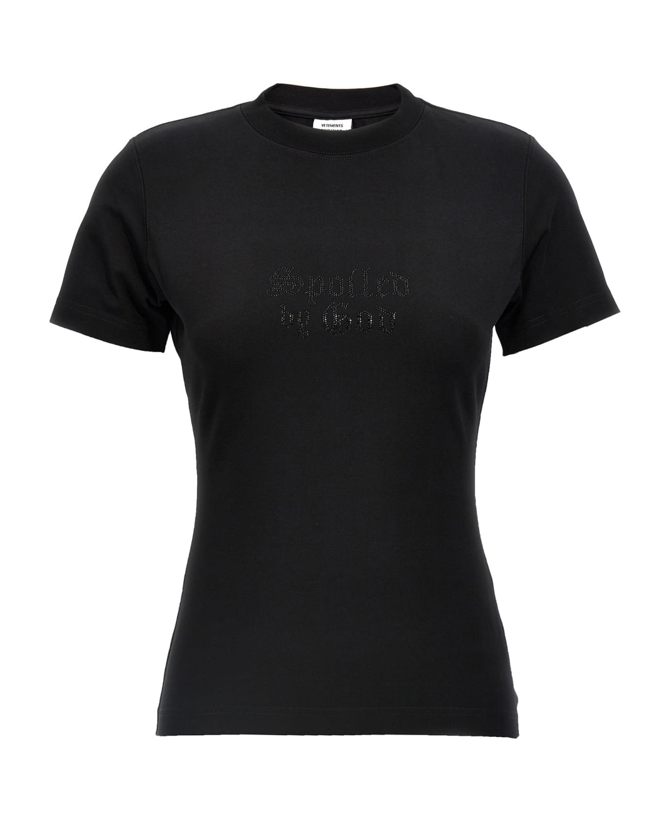 VETEMENTS 'spoiled By God' T-shirt - Black  