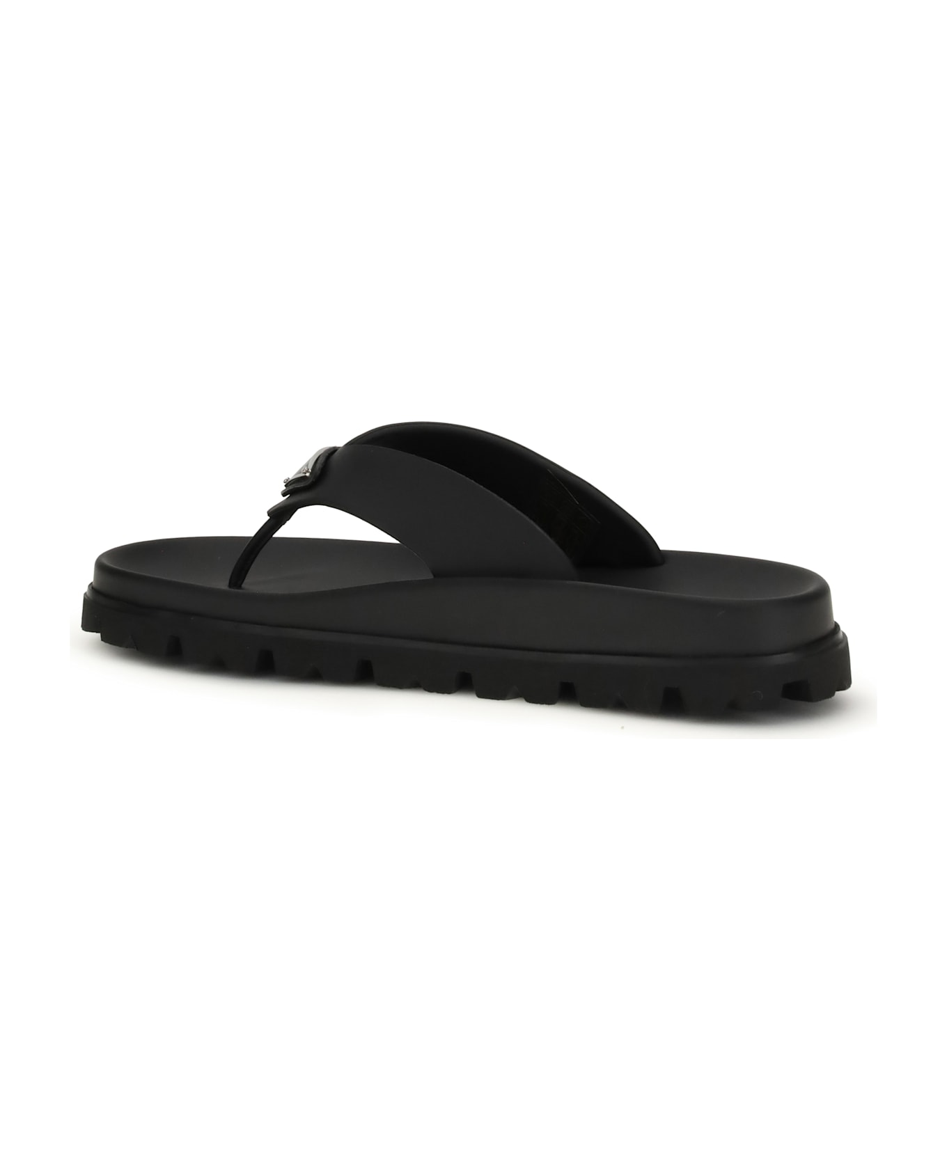 Prada Logo Flip-flops